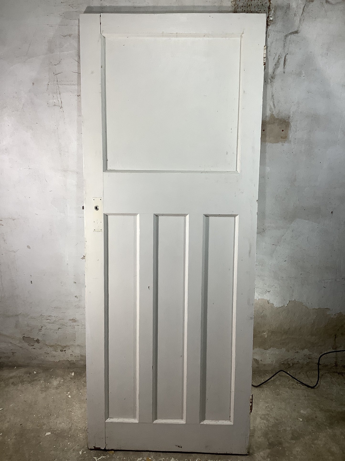 Main Picture 1930s Internal Painted  Pitch Pine Reclaimed Door