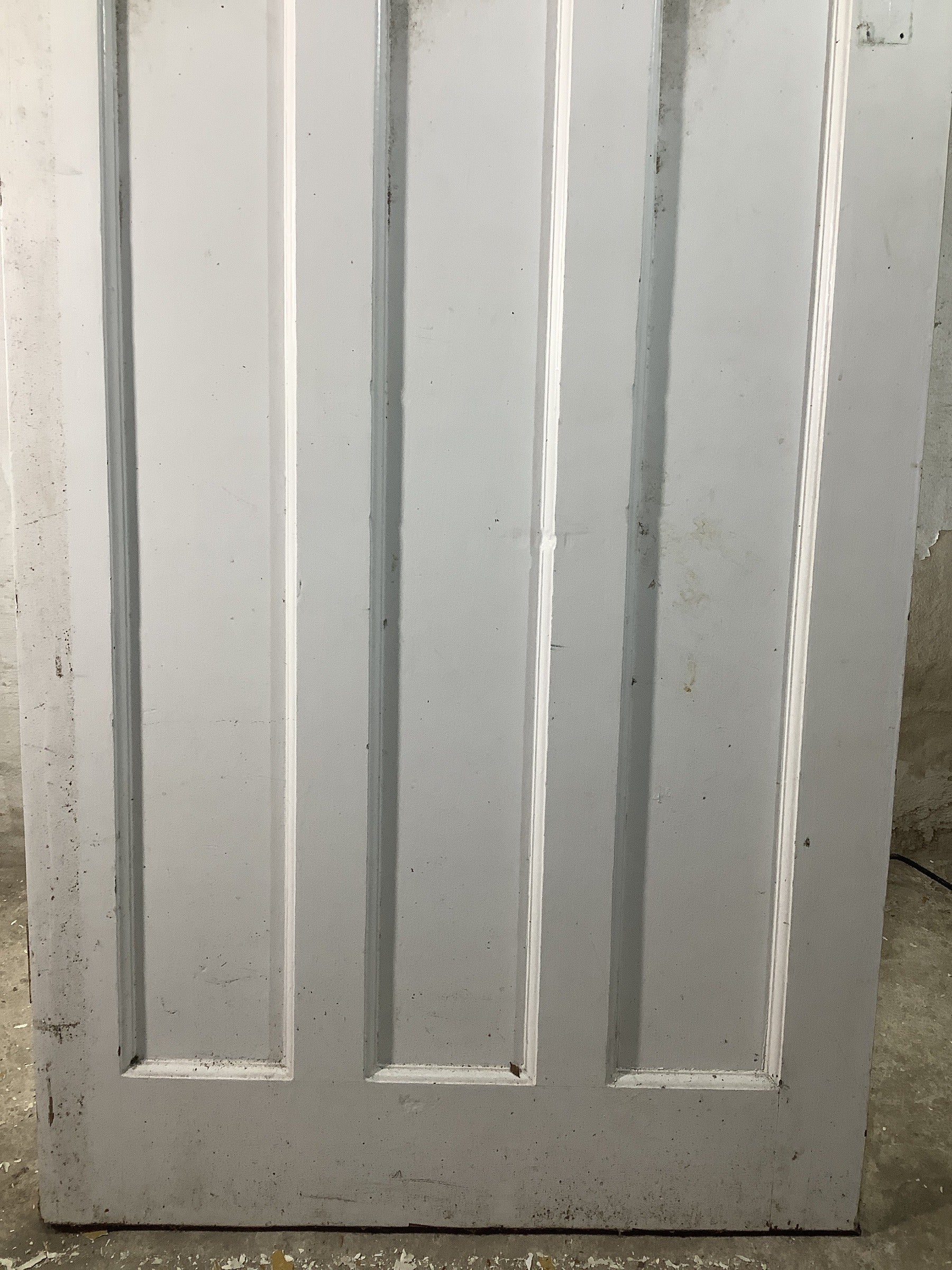 9th Pic 1930s Internal Painted  Pitch Pine Reclaimed Door