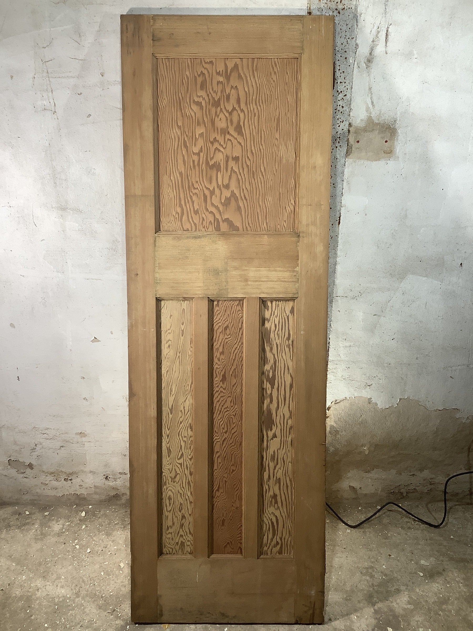 Main Picture 1930s Internal Stripped  Pitch Pine Reclaimed Door