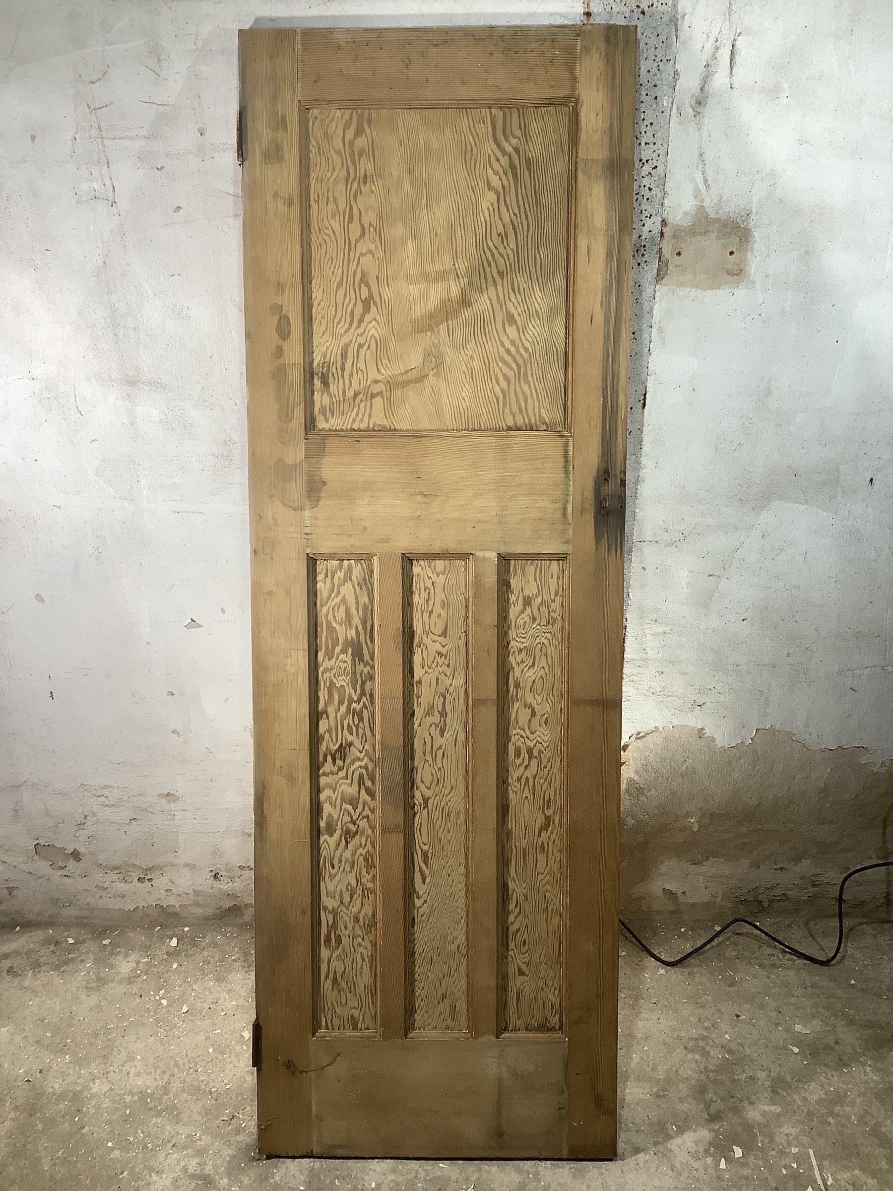 7th Pic 1930s Internal Stripped  Pitch Pine Reclaimed Door