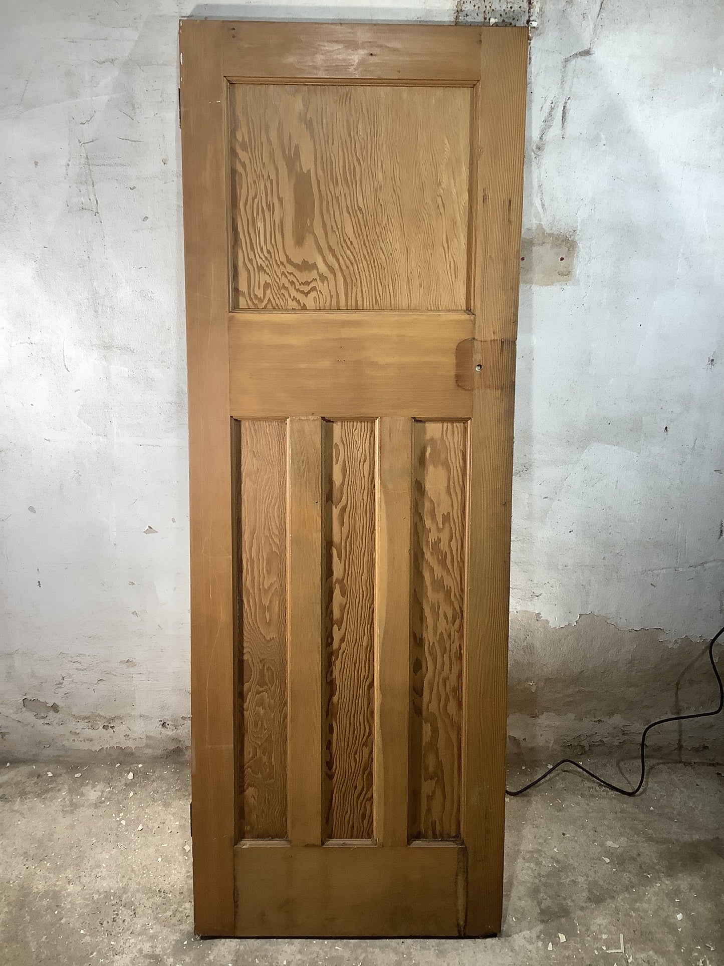 Main Picture 1930s Internal Stripped  Pitch Pine Reclaimed Door