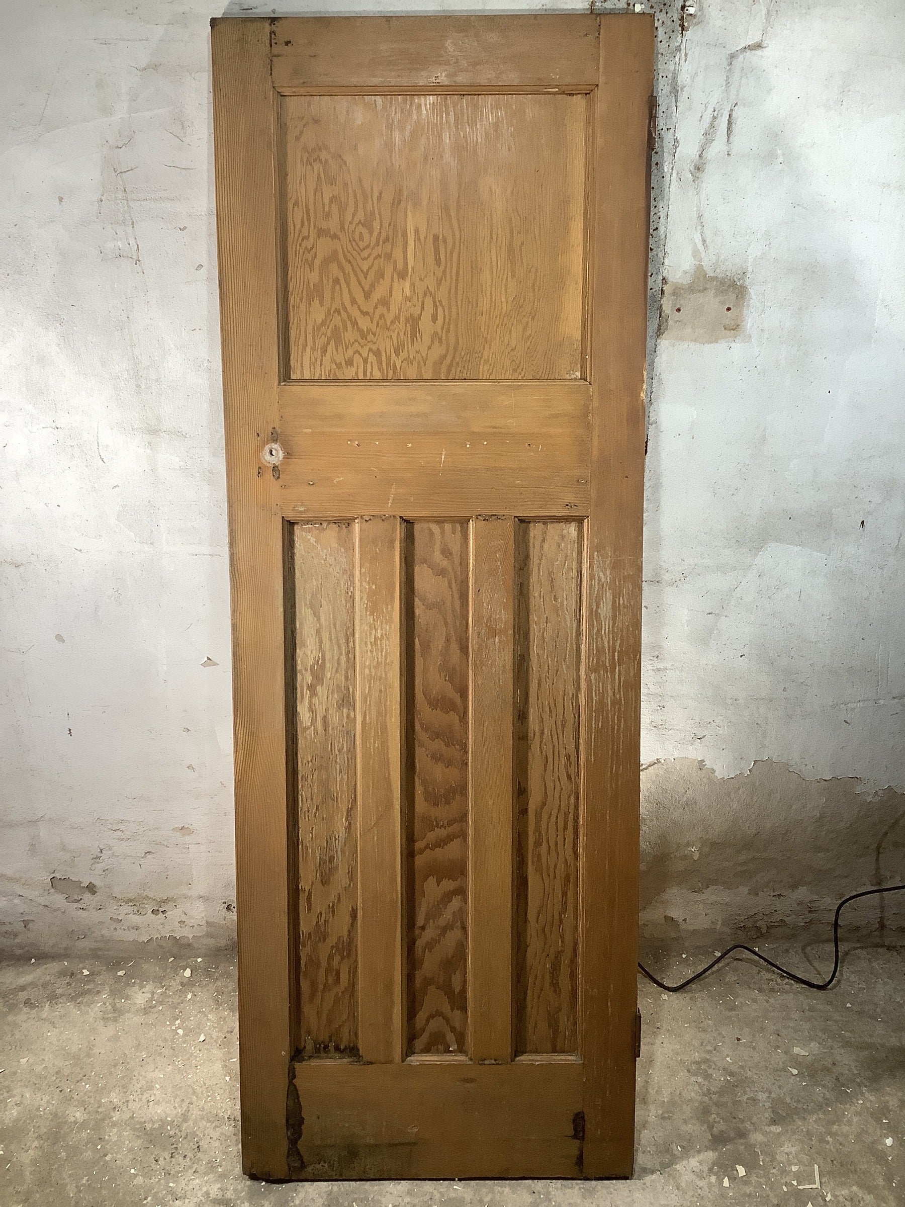 7th Pic 1930s Internal Stripped  Pitch Pine Reclaimed Door