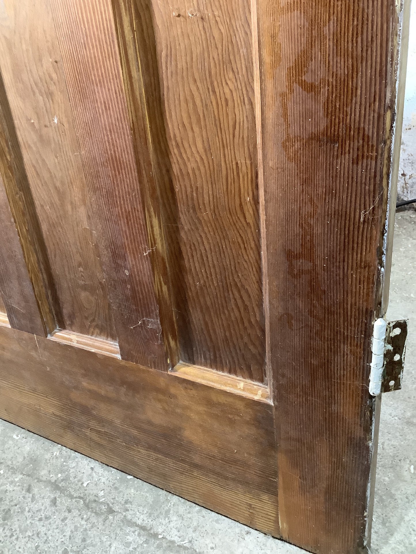 12th Pic 1930s Internal Varnished  Pitch Pine Reclaimed Door