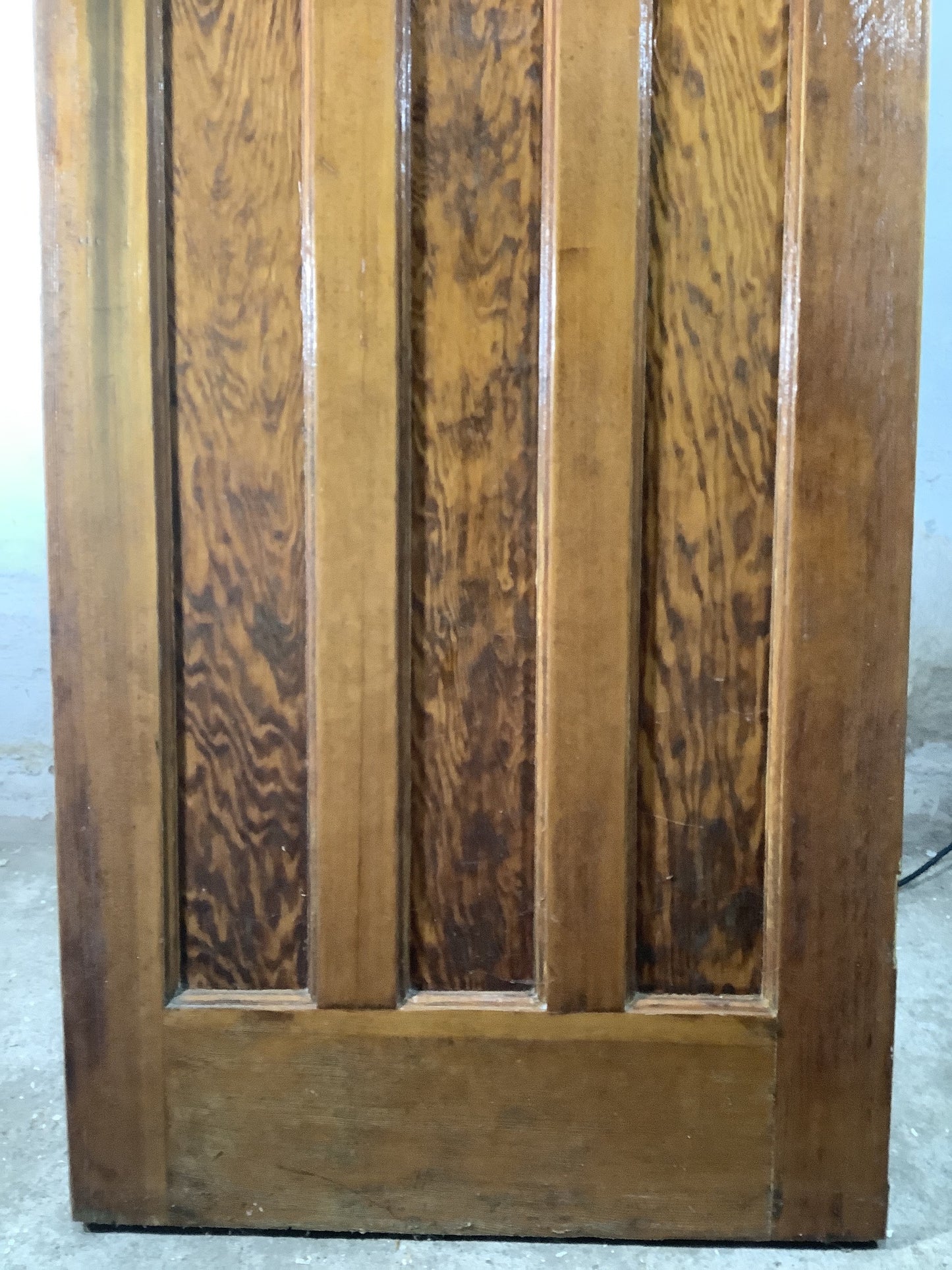 3rd Pic 1930s Internal Varnished  Pitch Pine Reclaimed Door