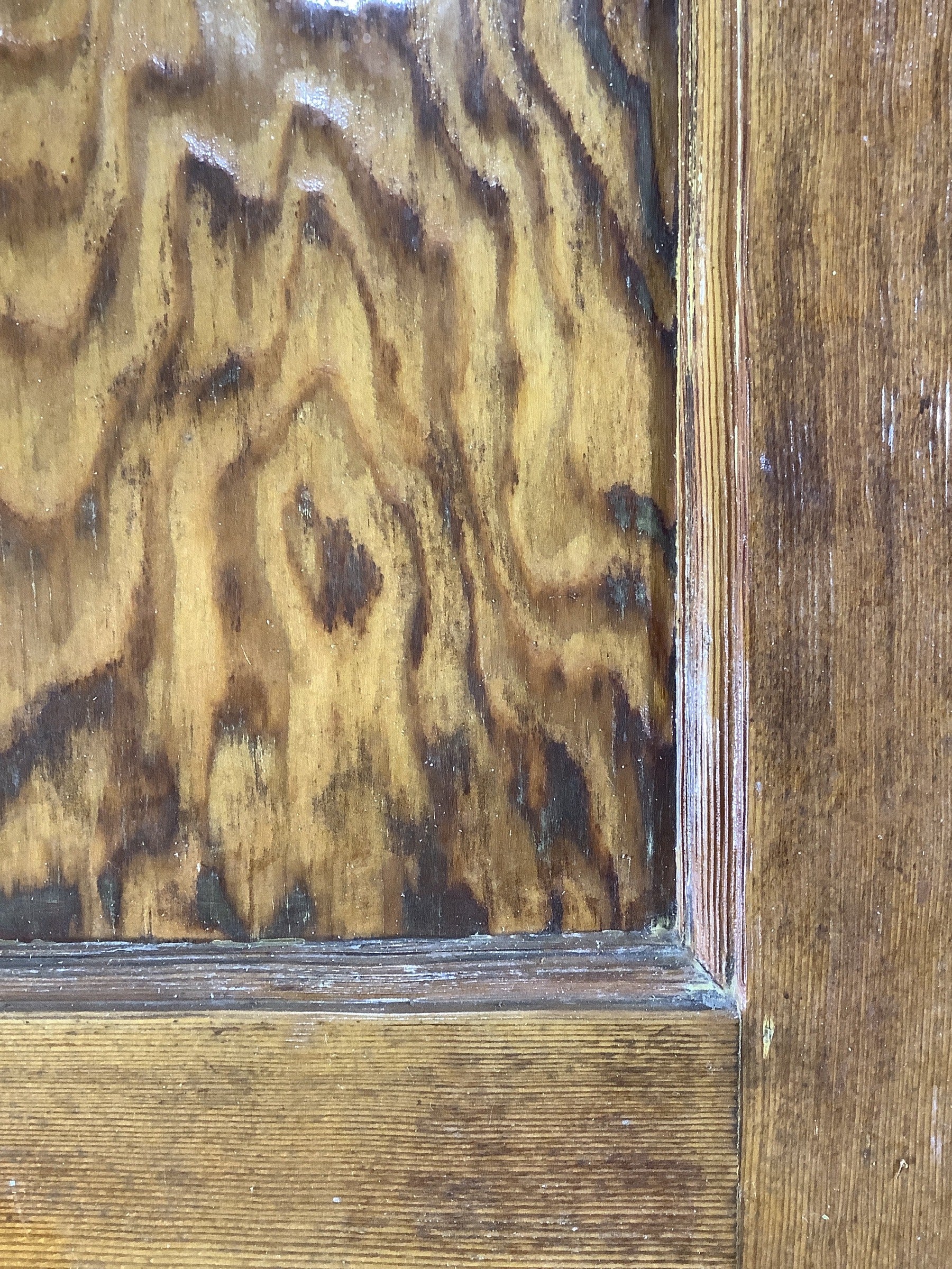 5th Pic 1930s Internal Varnished  Pitch Pine Reclaimed Door