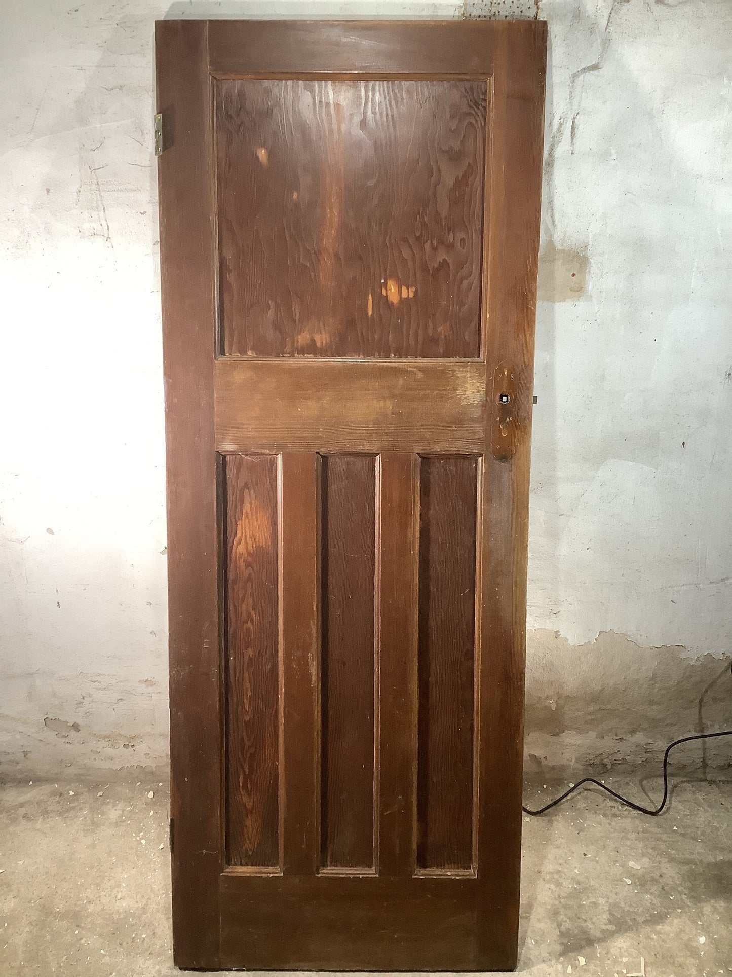 7th Pic 1930s Internal Varnished  Pitch Pine Reclaimed Door