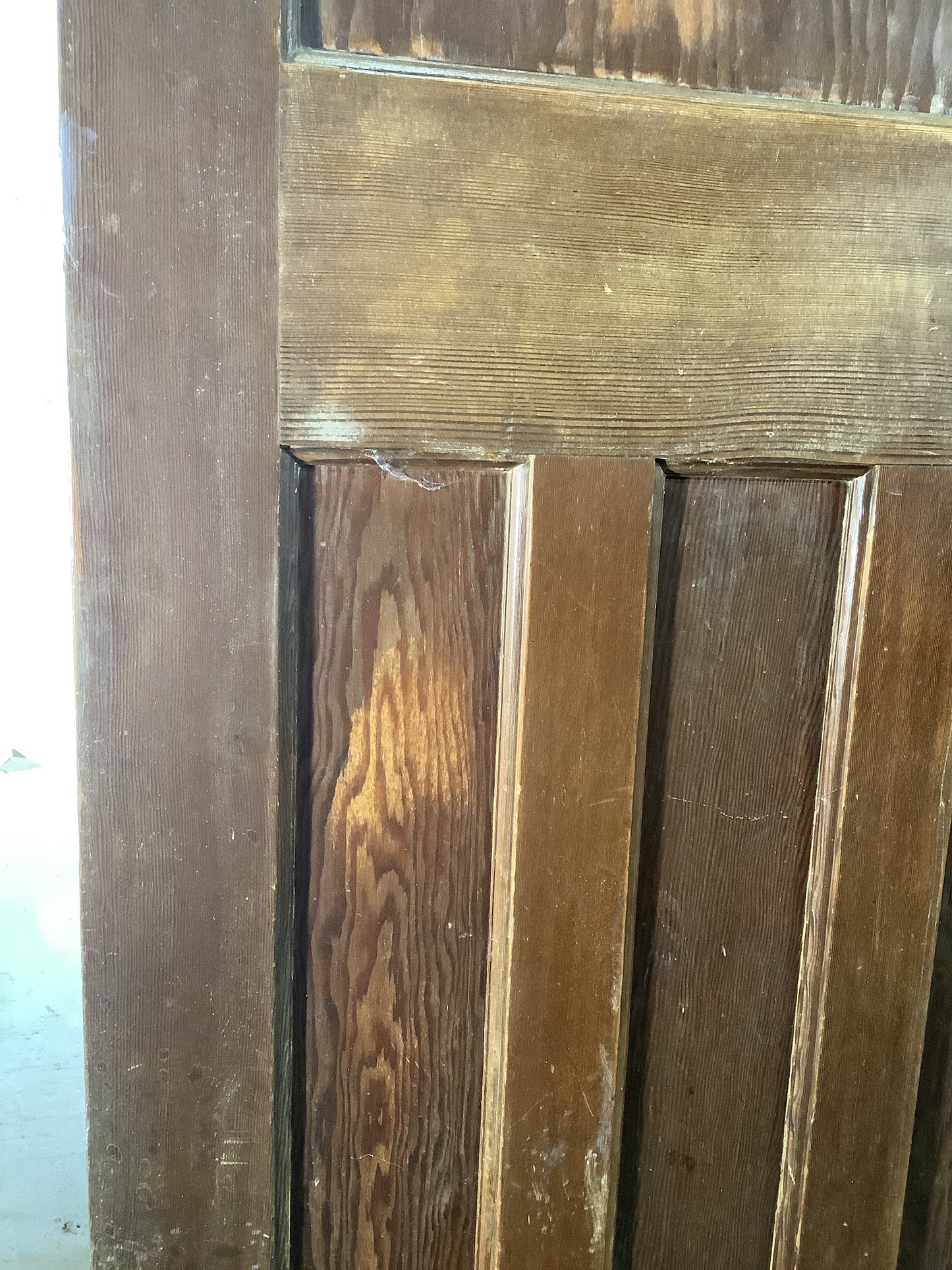 12th Pic 1930s Internal Varnished  Pitch Pine Reclaimed Door