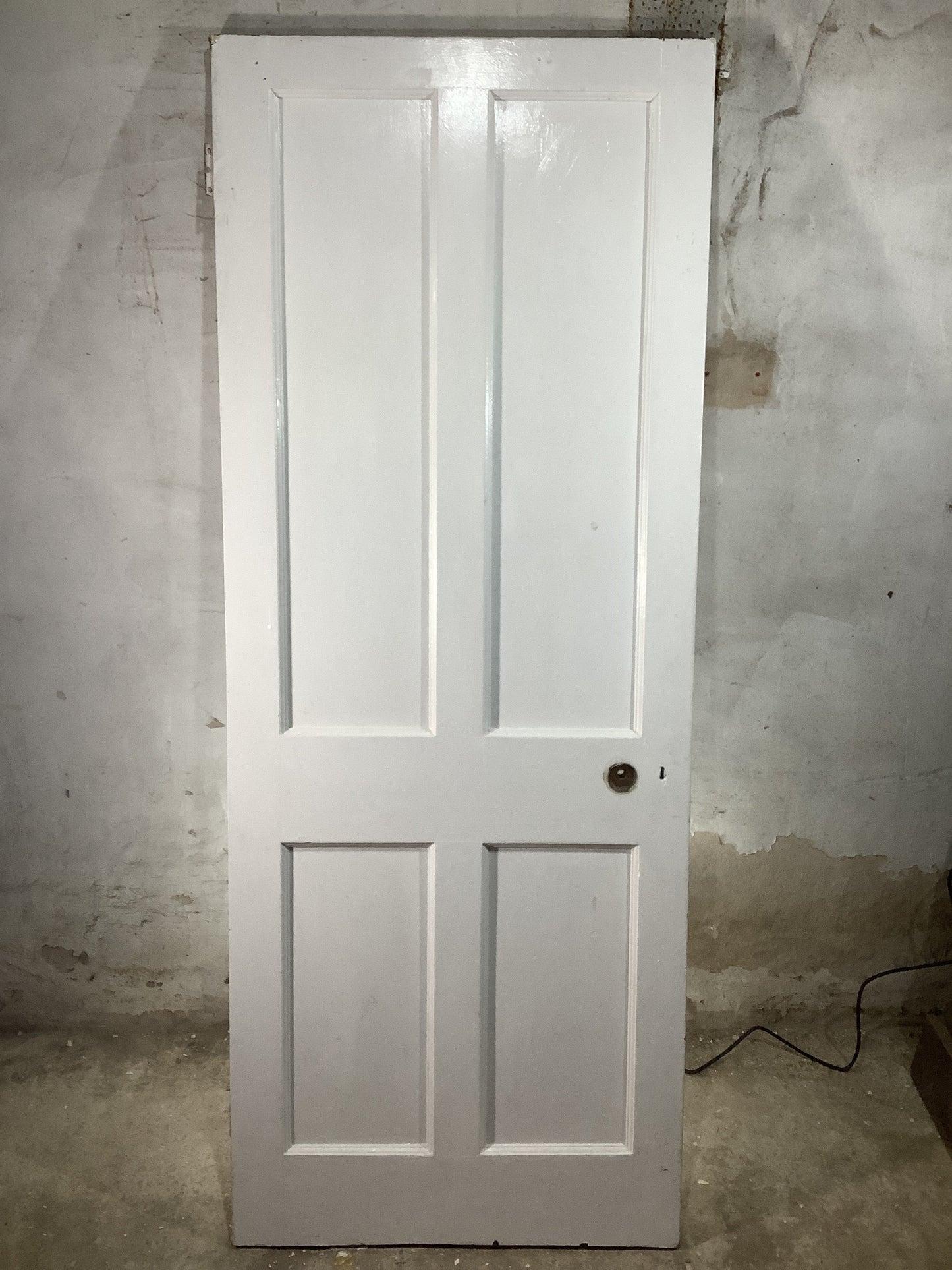 Main Picture 1930s Internal Painted  Pitch Pine Reclaimed Door