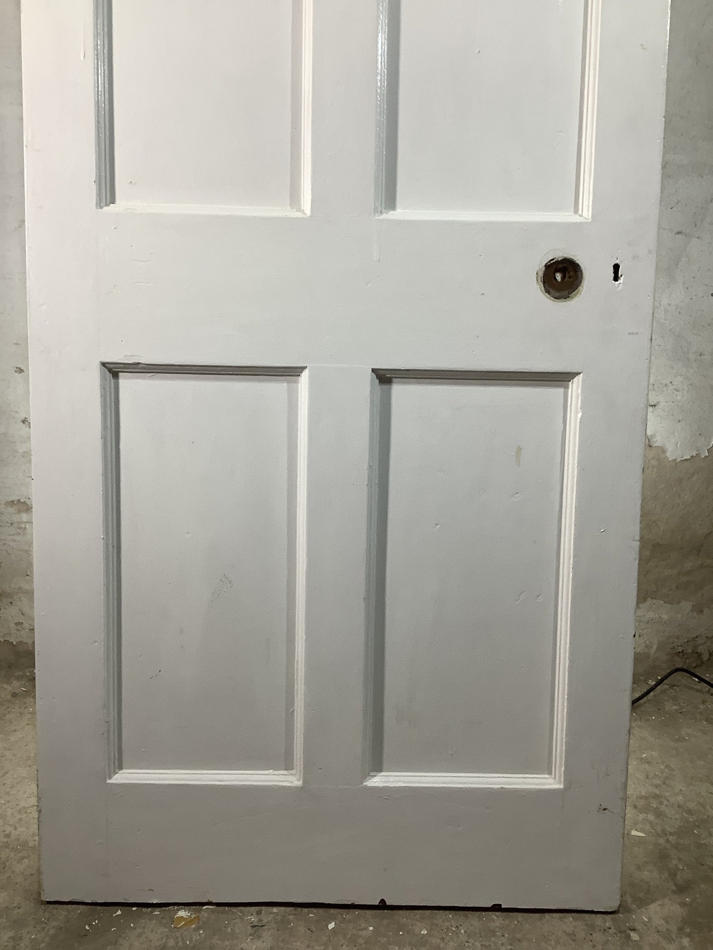 3rd Pic 1930s Internal Painted  Pitch Pine Reclaimed Door