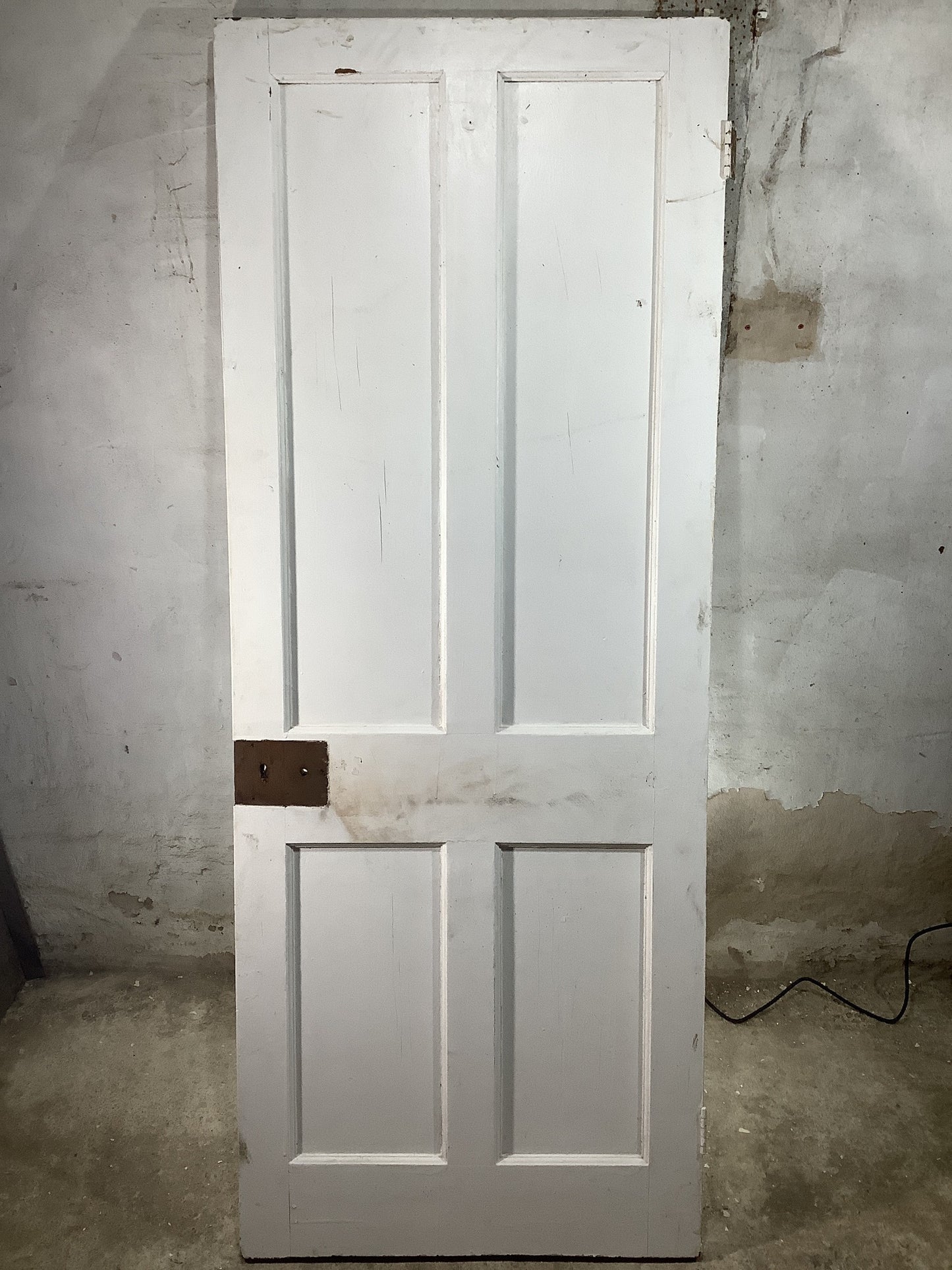 7th Pic 1930s Internal Painted  Pitch Pine Reclaimed Door