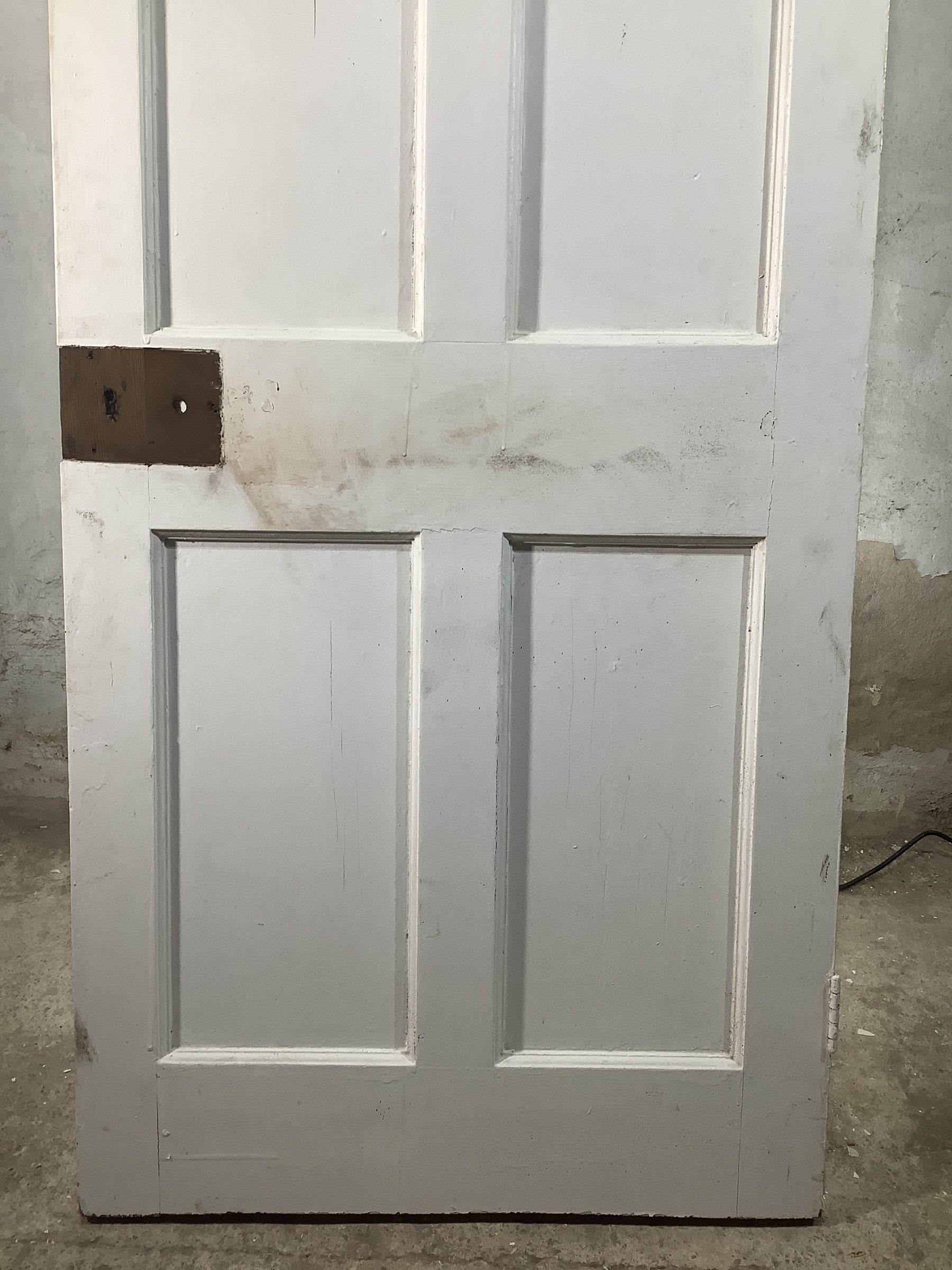 9th Pic 1930s Internal Painted  Pitch Pine Reclaimed Door