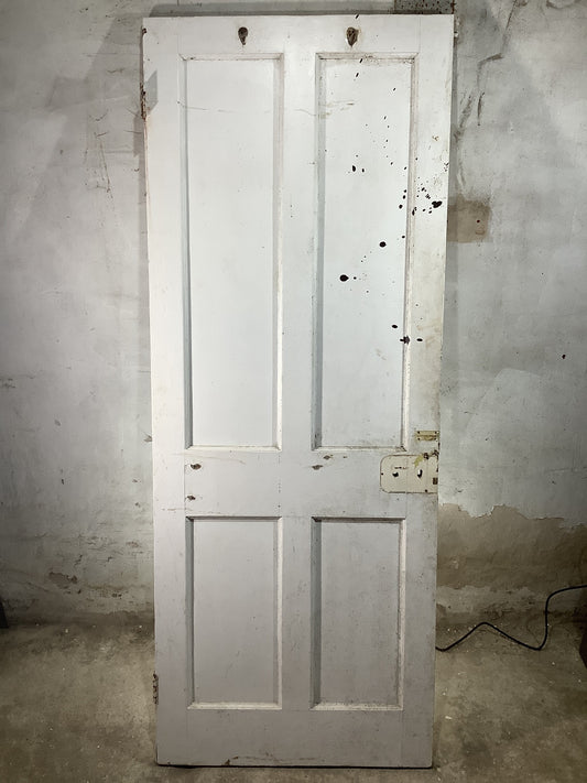 Main Picture 1930s Internal Painted  Pitch Pine Reclaimed Door