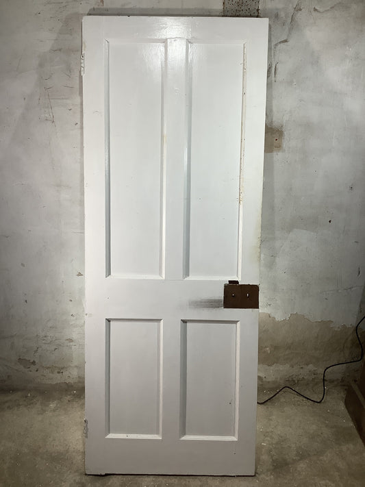 Main Picture 1930s Internal Painted  Pitch Pine Reclaimed Door