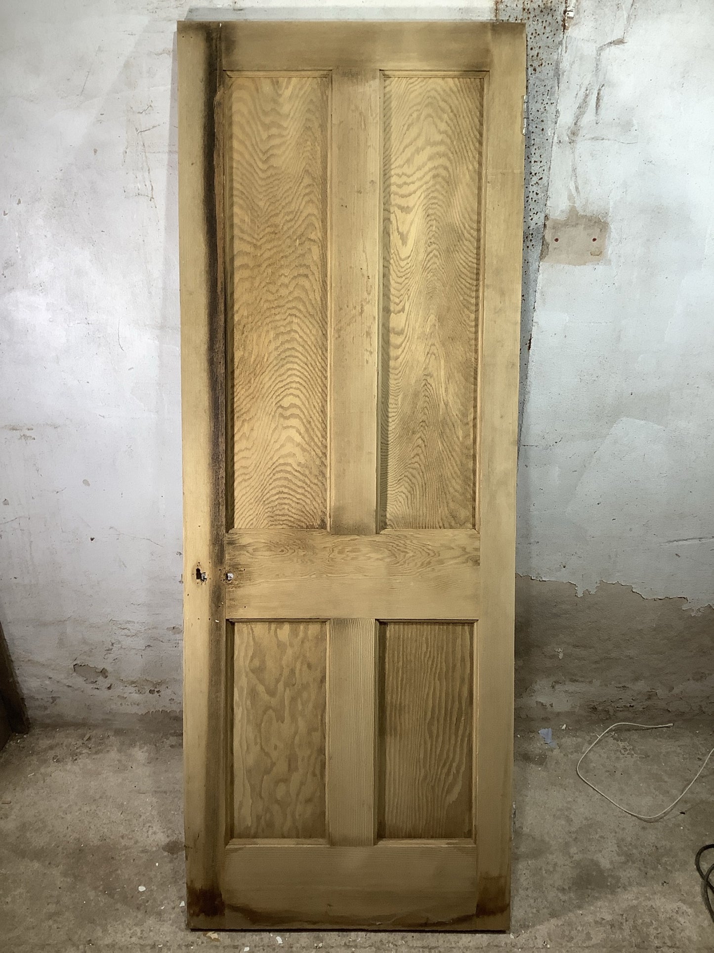 Main Picture 1930s Internal Stripped  Pitch Pine Reclaimed Door