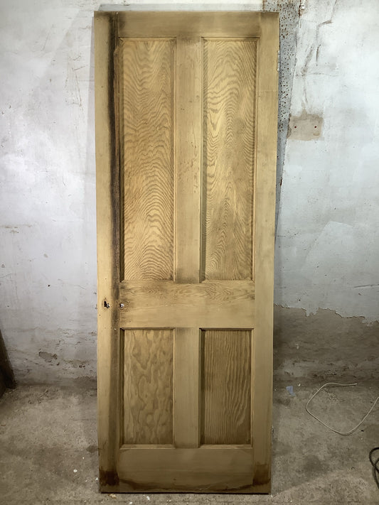 Main Picture 1930s Internal Stripped  Pitch Pine Reclaimed Door