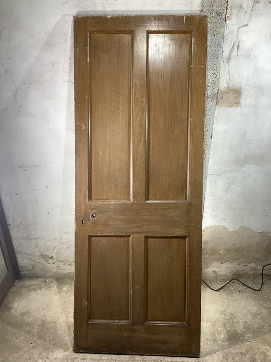 Main Picture 1930s Internal Painted  Pine Reclaimed Door