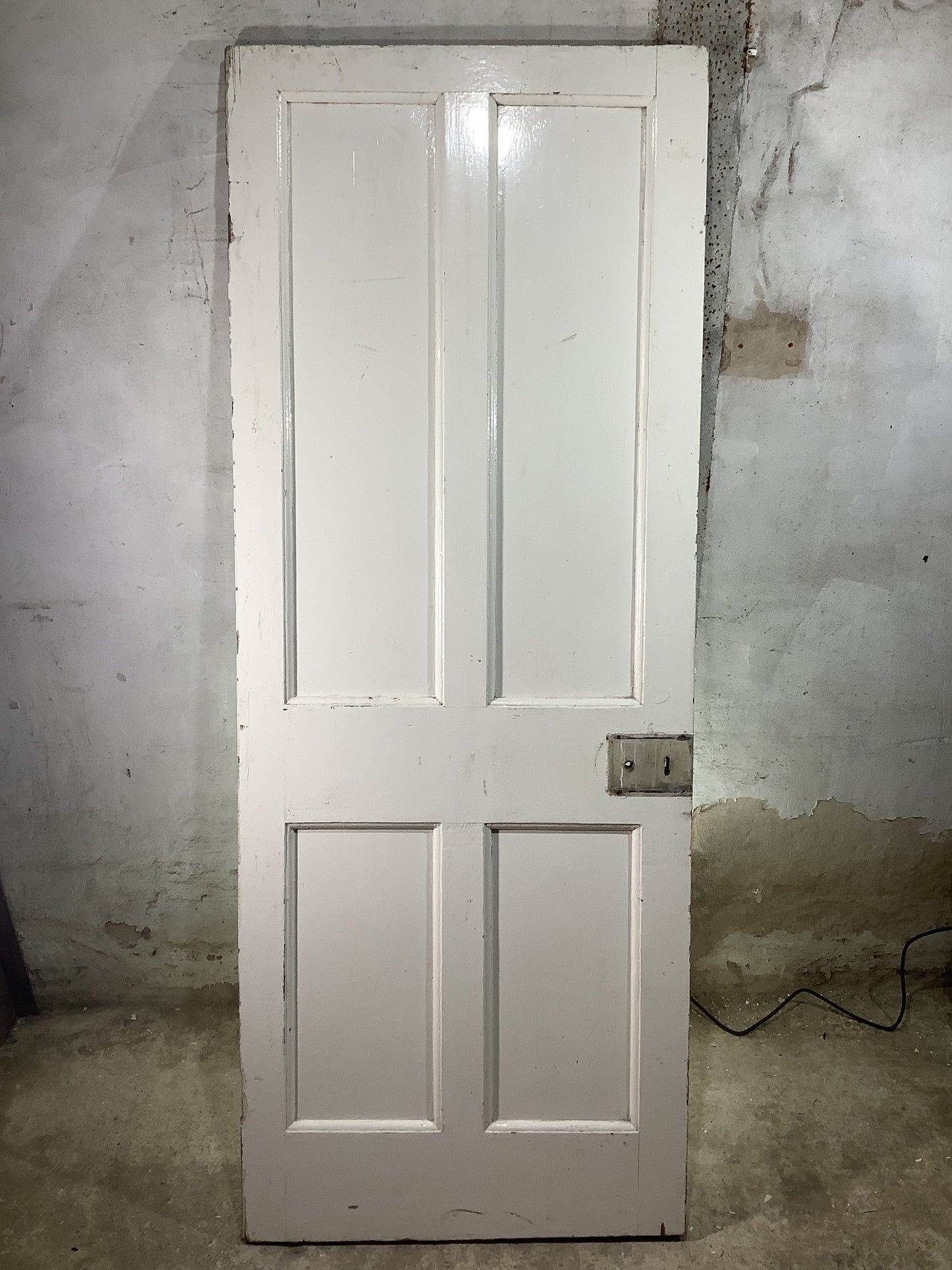 Main Picture 1930s Internal Painted  Pine Reclaimed Door