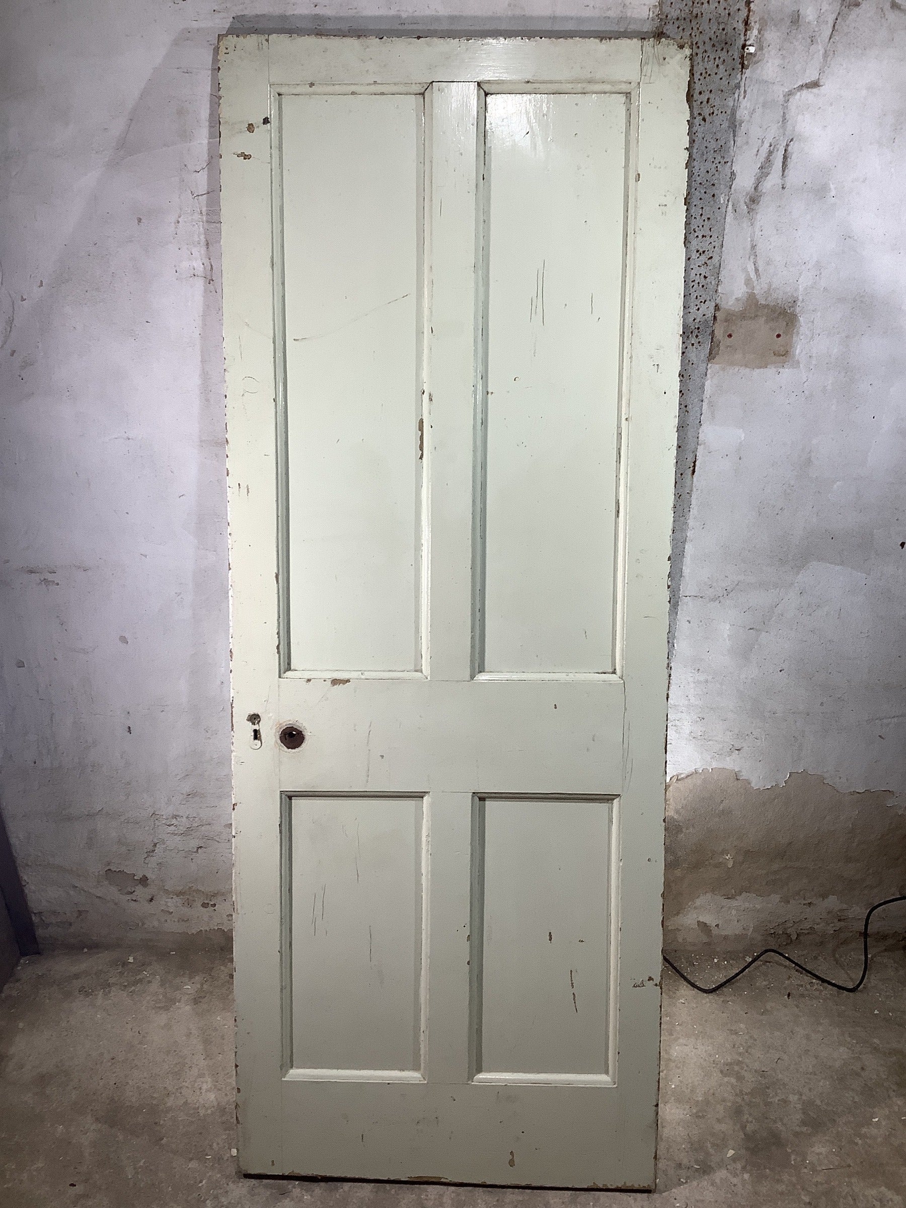 7th Pic 1930s Internal Painted  Pine Reclaimed Door