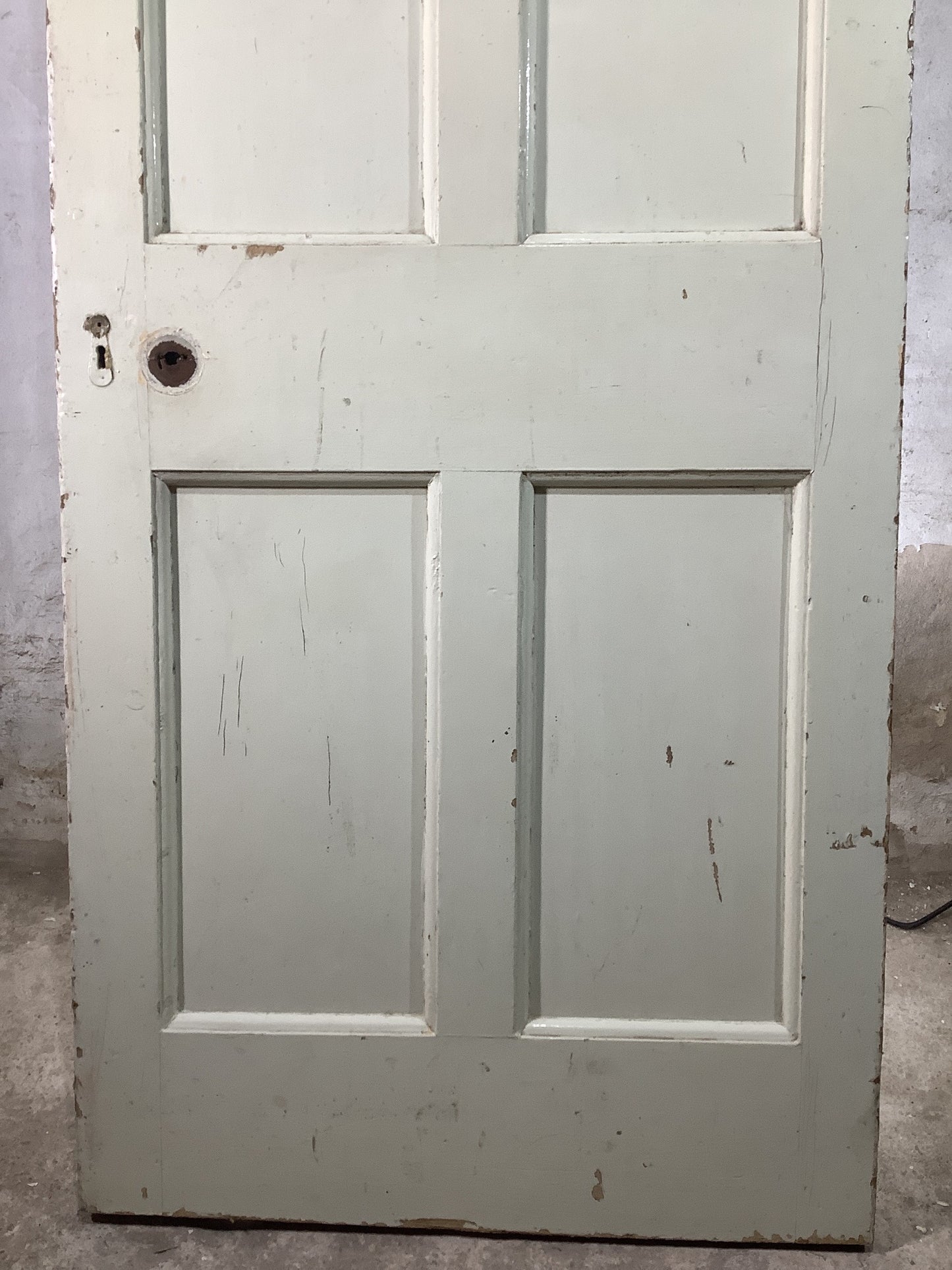 9th Pic 1930s Internal Painted  Pine Reclaimed Door