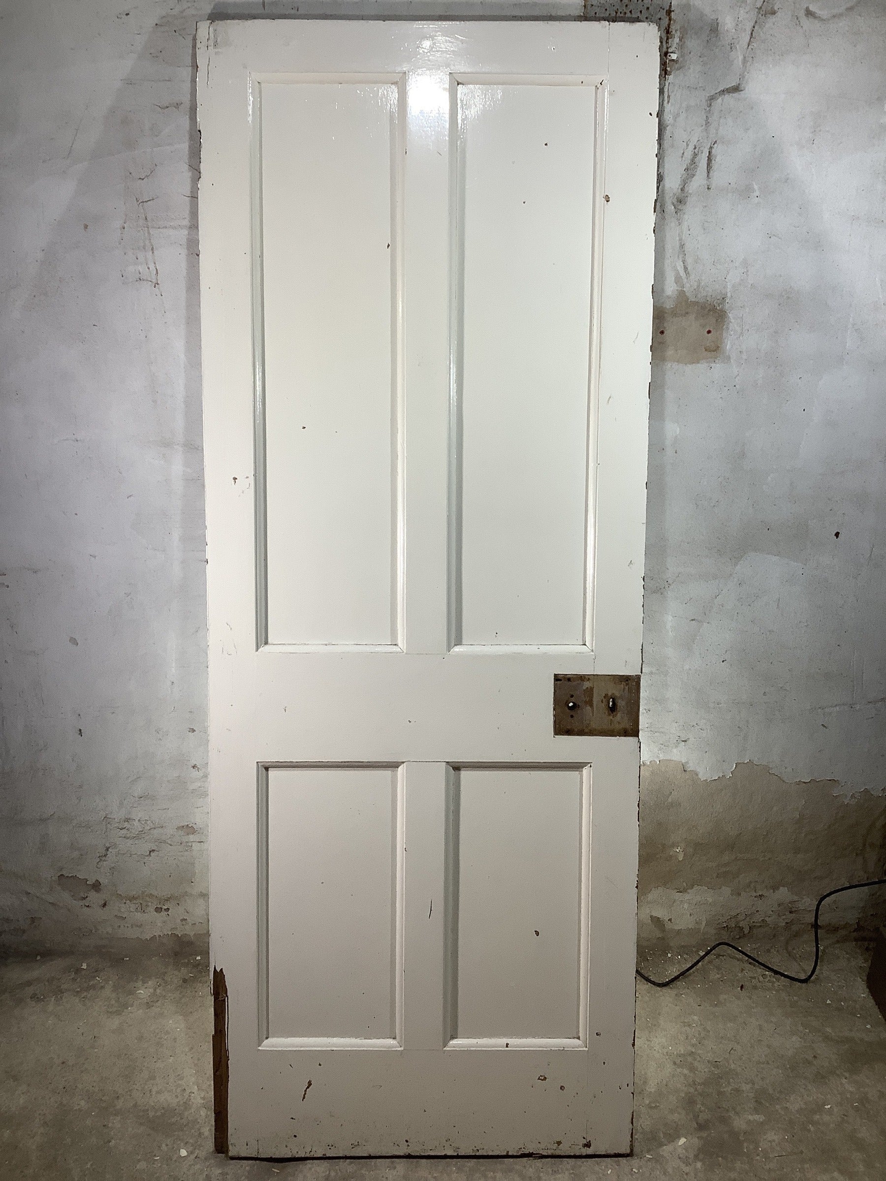 Main Picture 1930s Internal Painted  Pine Reclaimed Door