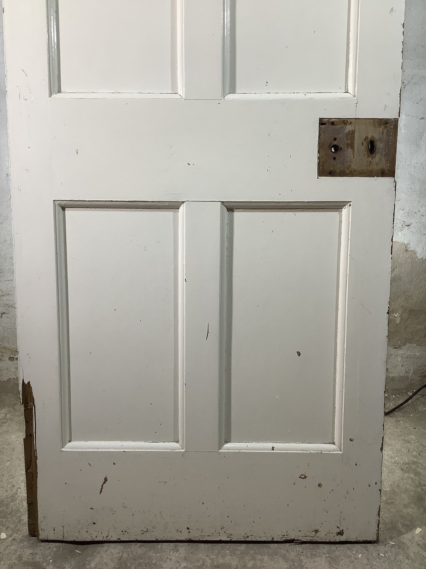 3rd Pic 1930s Internal Painted  Pine Reclaimed Door