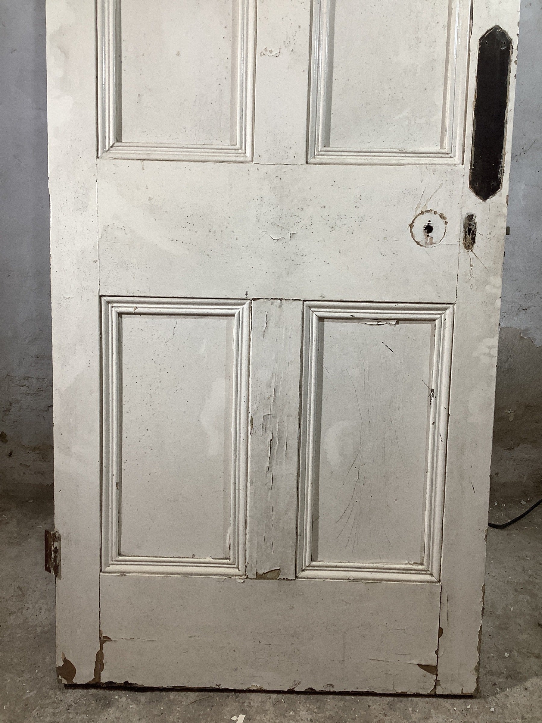 3rd Pic Victorian Internal Painted  Pine Reclaimed Door