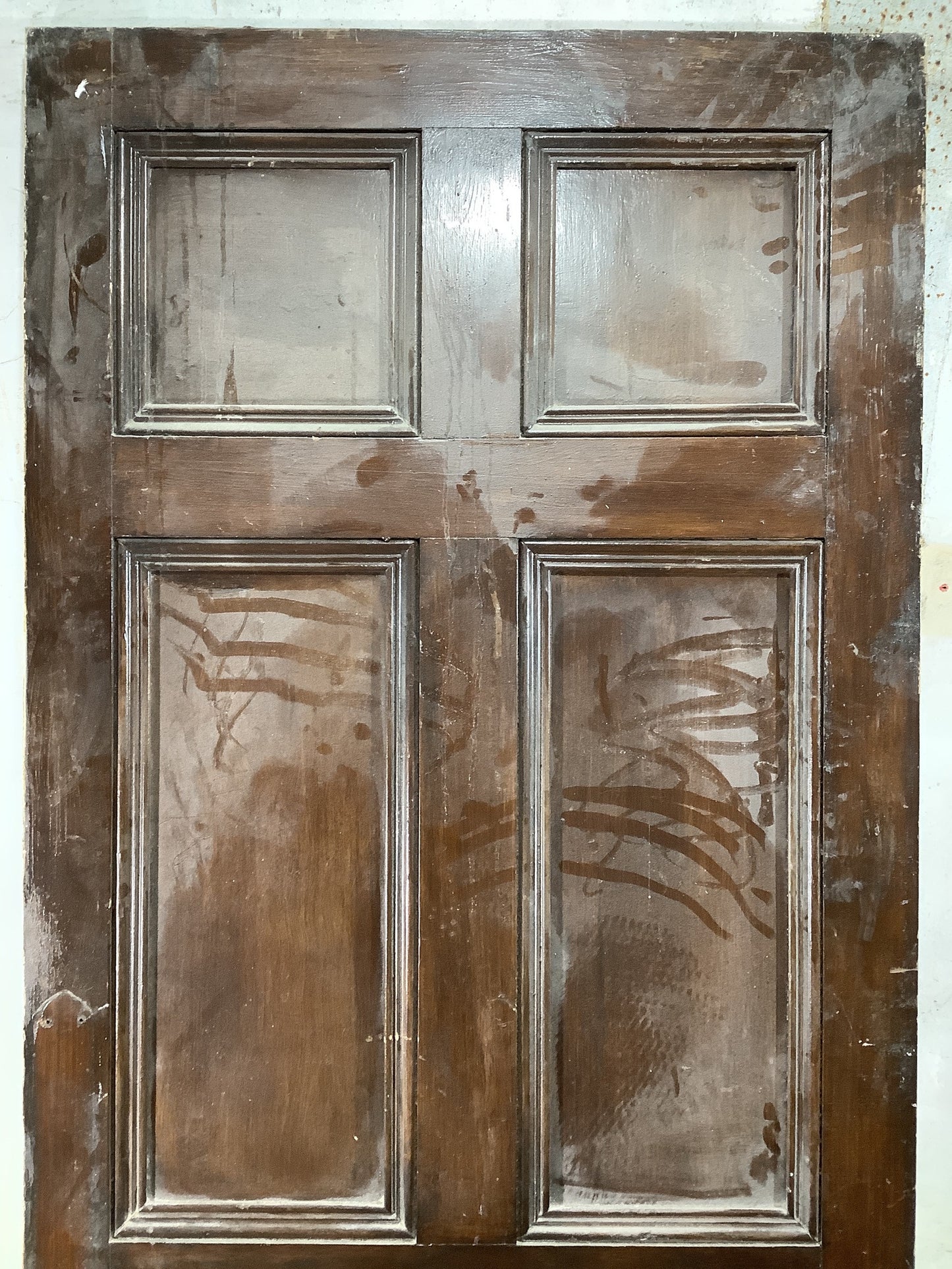 8th Pic Victorian Internal Painted  Pine Reclaimed Door