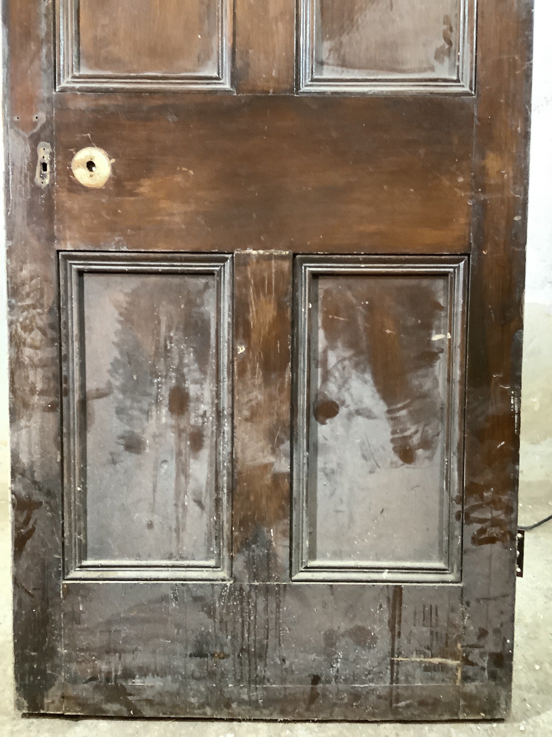 9th Pic Victorian Internal Painted  Pine Reclaimed Door