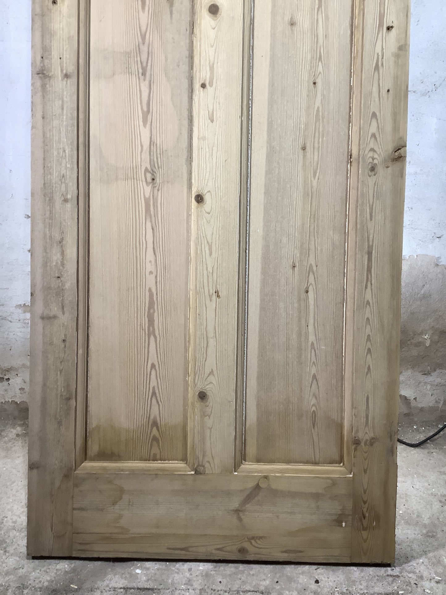 3rd Pic 1930s Internal Glazed Stripped  Pine Reclaimed Door