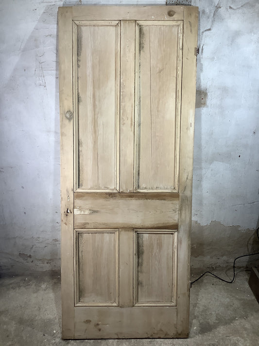 Main Picture Victorian Internal Stripped  Pine Reclaimed Door