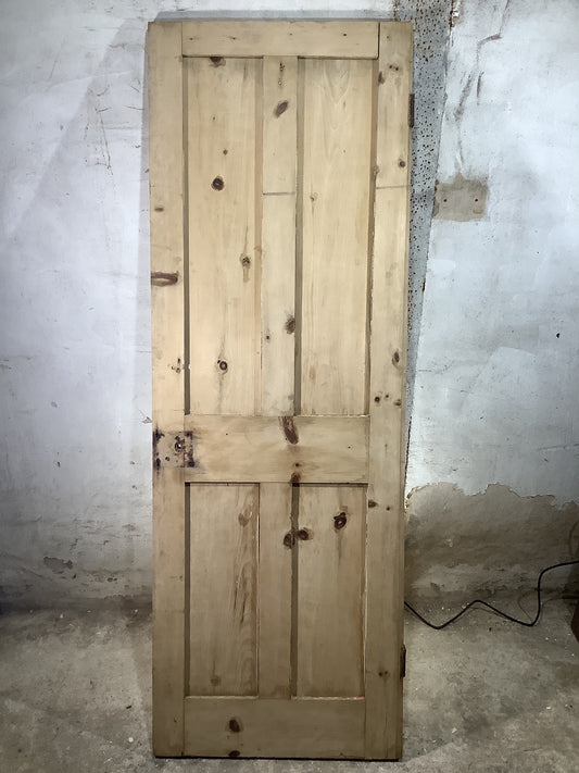 Main Picture Victorian Internal Stripped  Pine Reclaimed Door