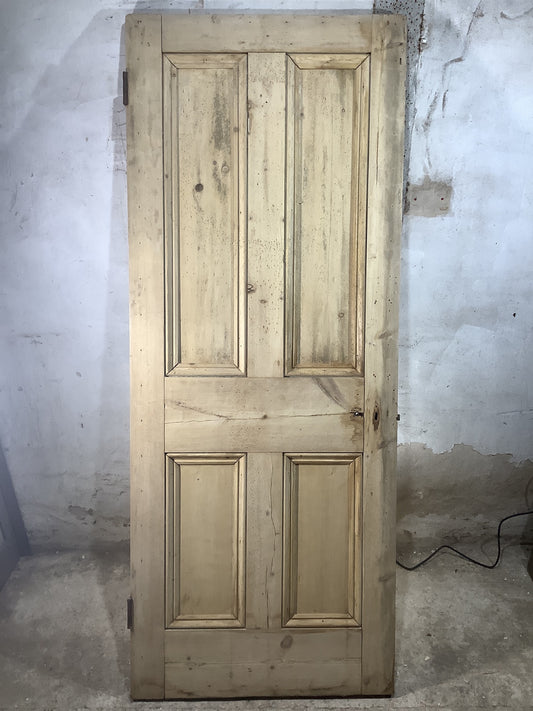 Main Picture Victorian Internal Stripped  Pine Reclaimed Door