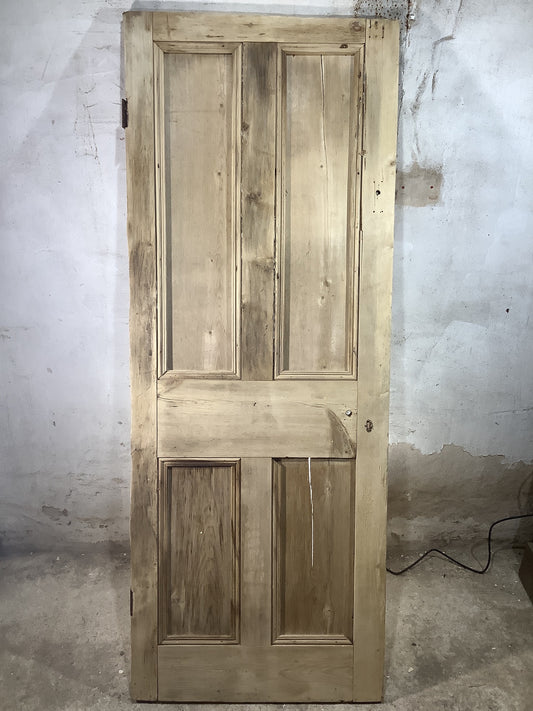 Main Picture Victorian Internal Stripped  Pine Reclaimed Door