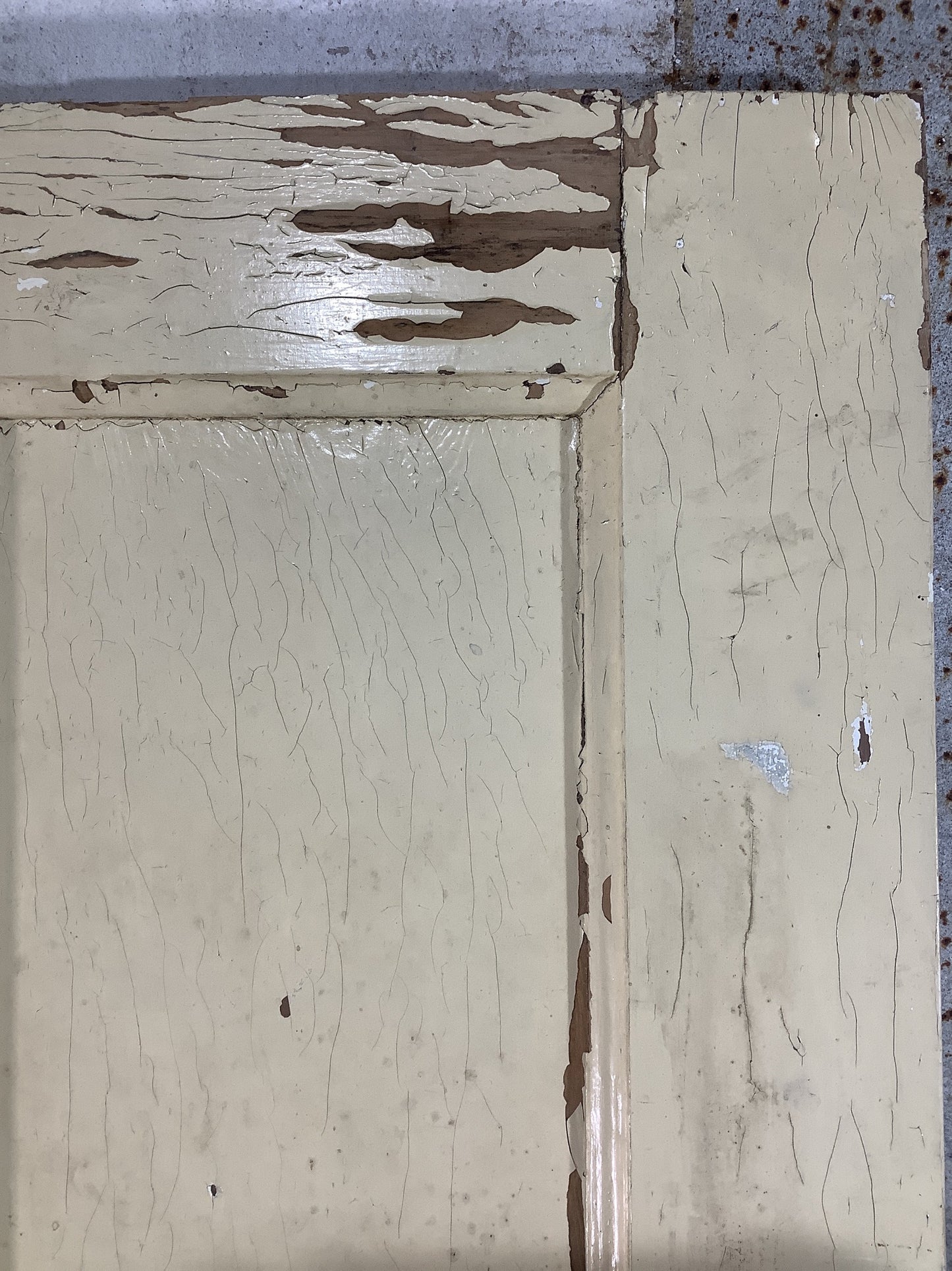 10th Pic Old Internal Painted  Pine Reclaimed Door