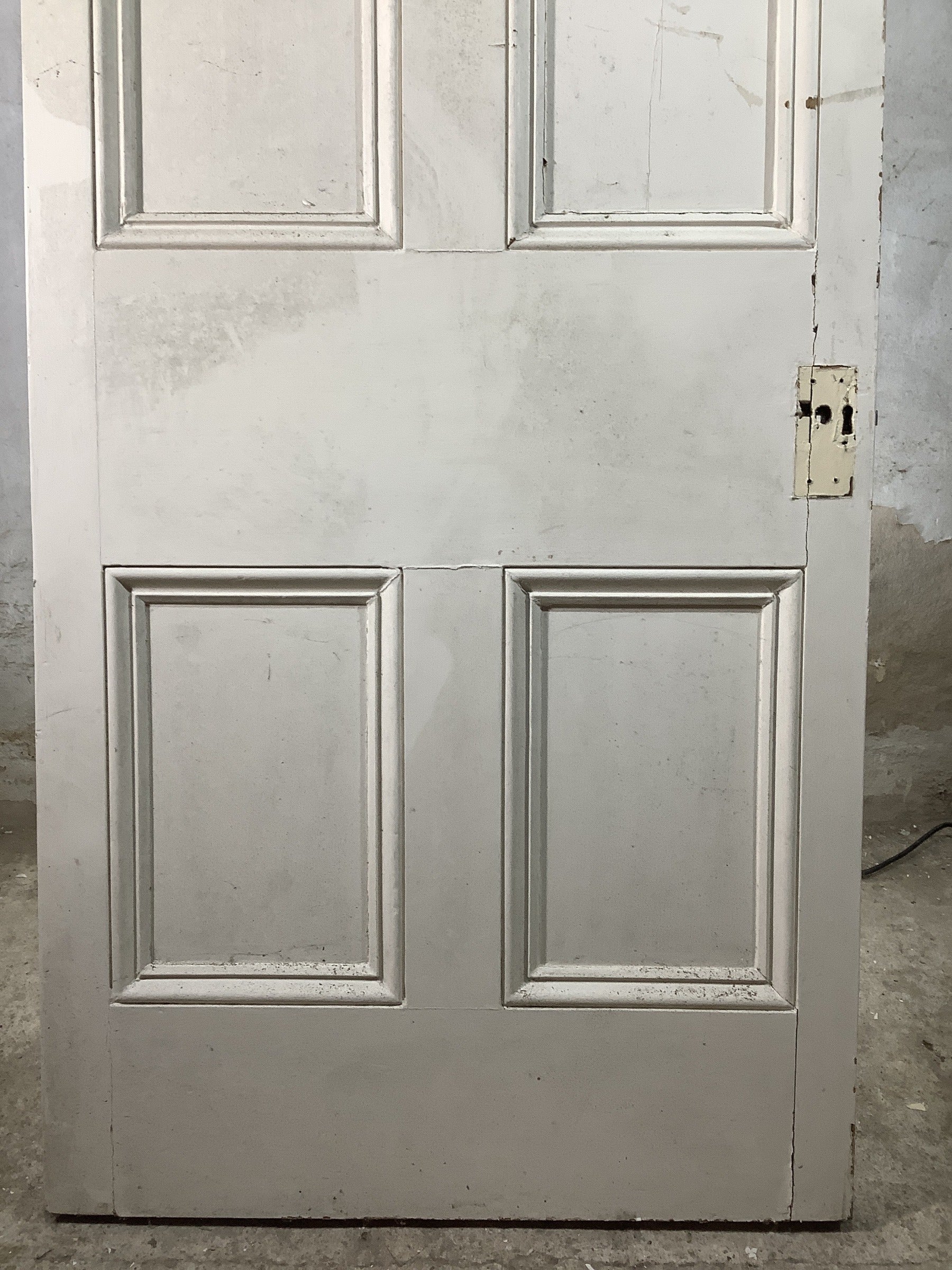 3rd Pic Victorian Internal Painted  Pine Reclaimed Door