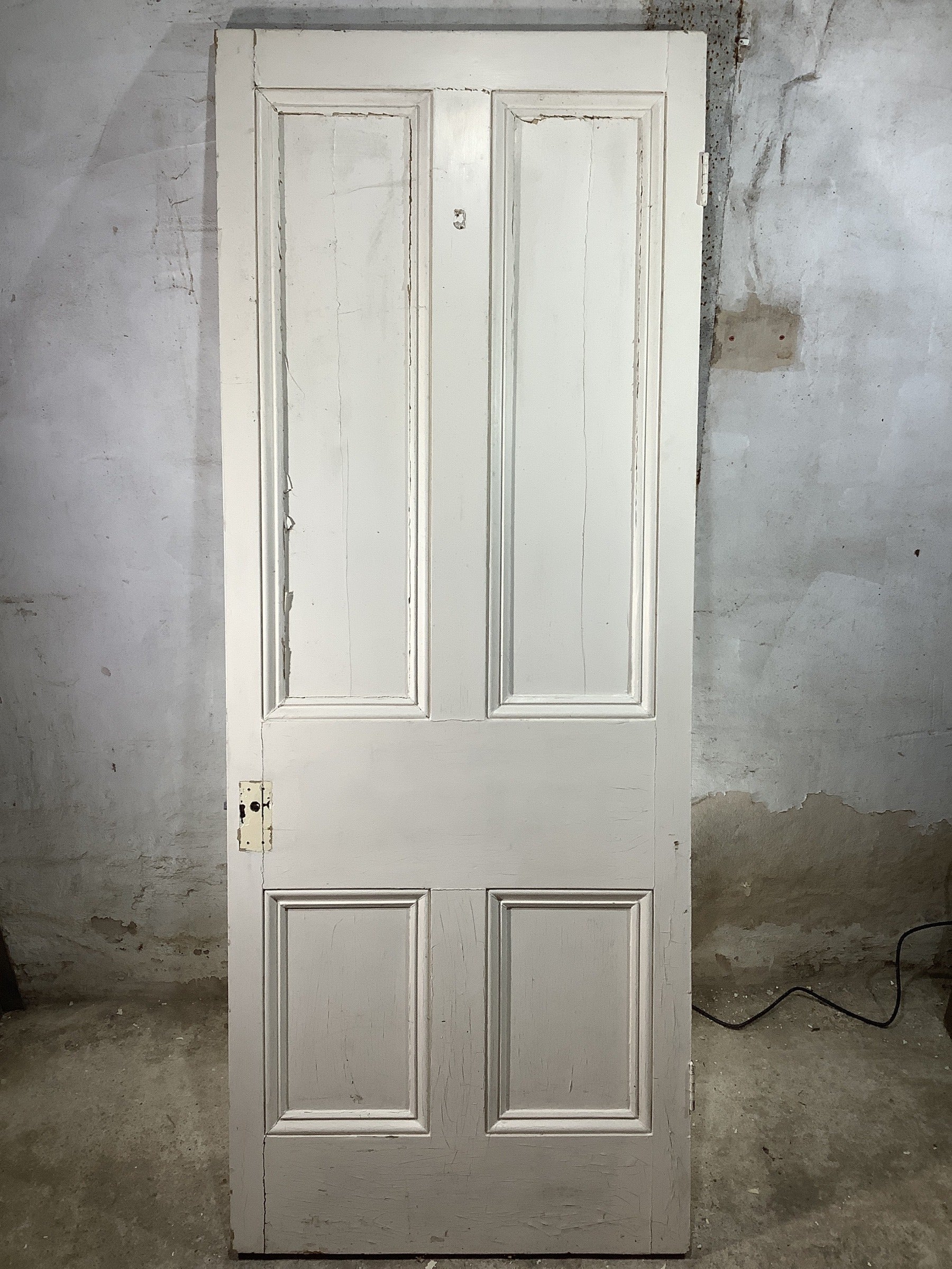 7th Pic Victorian Internal Painted  Pine Reclaimed Door