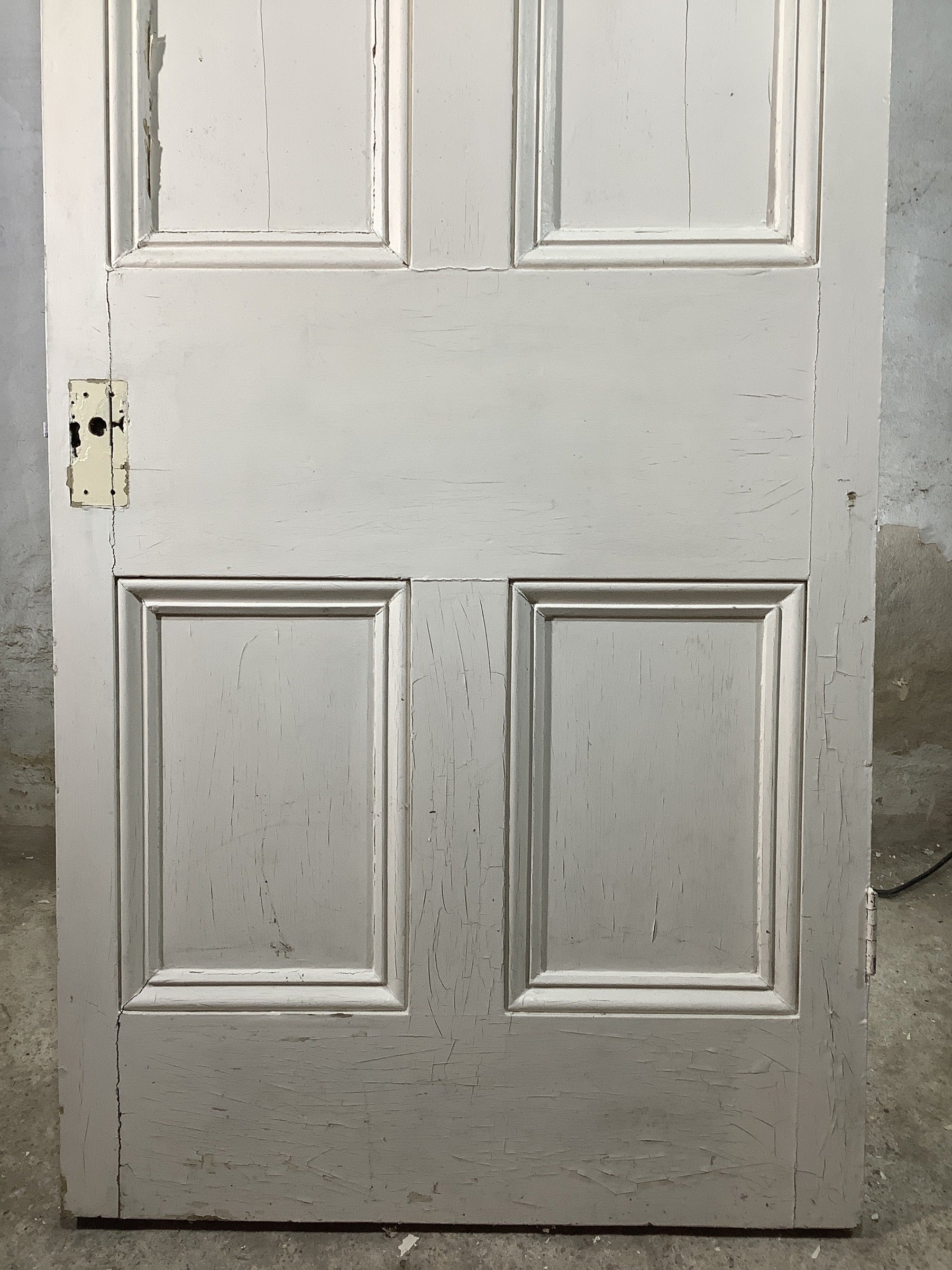 9th Pic Victorian Internal Painted  Pine Reclaimed Door