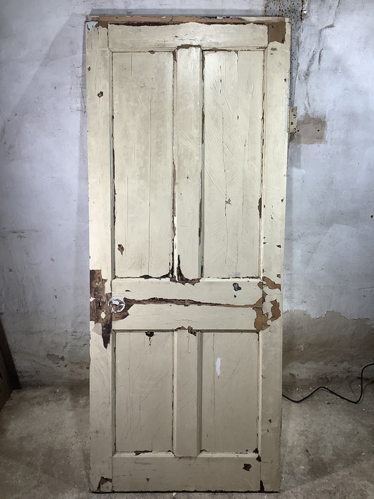 Main Picture Georgian Internal Painted  Pine Reclaimed Door