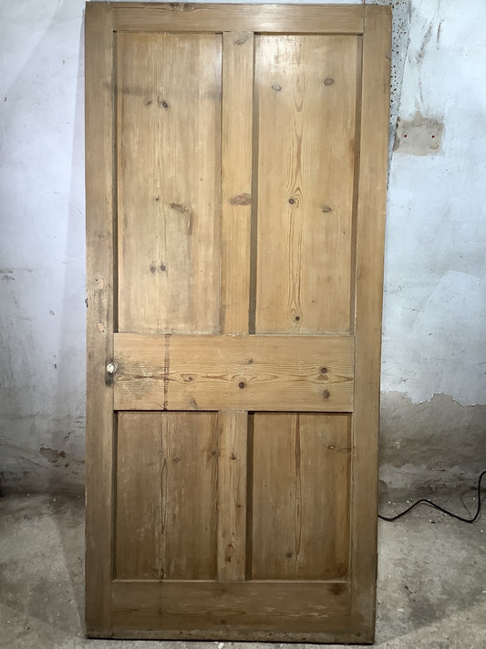 Main Picture Victorian Internal Stripped & Waxed Pine Reclaimed Door