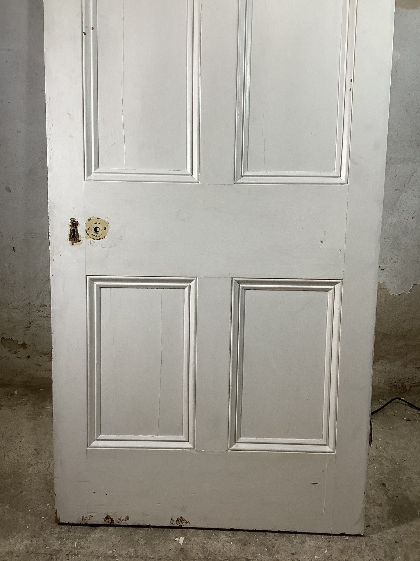 3rd Pic Victorian Internal Painted  Pine Reclaimed Door