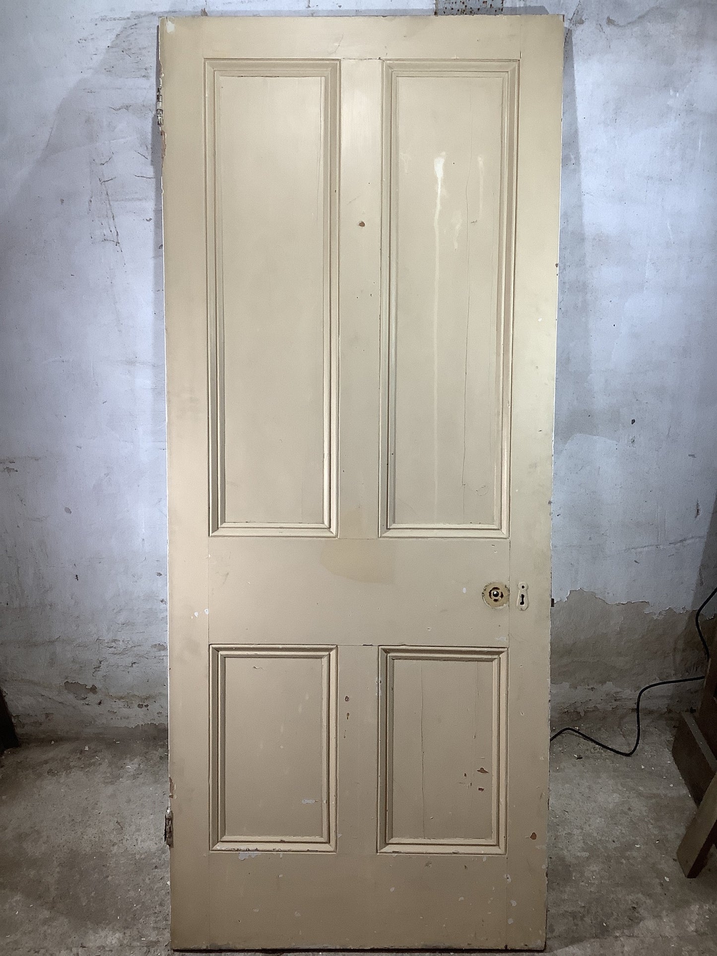 7th Pic Victorian Internal Painted  Pine Reclaimed Door