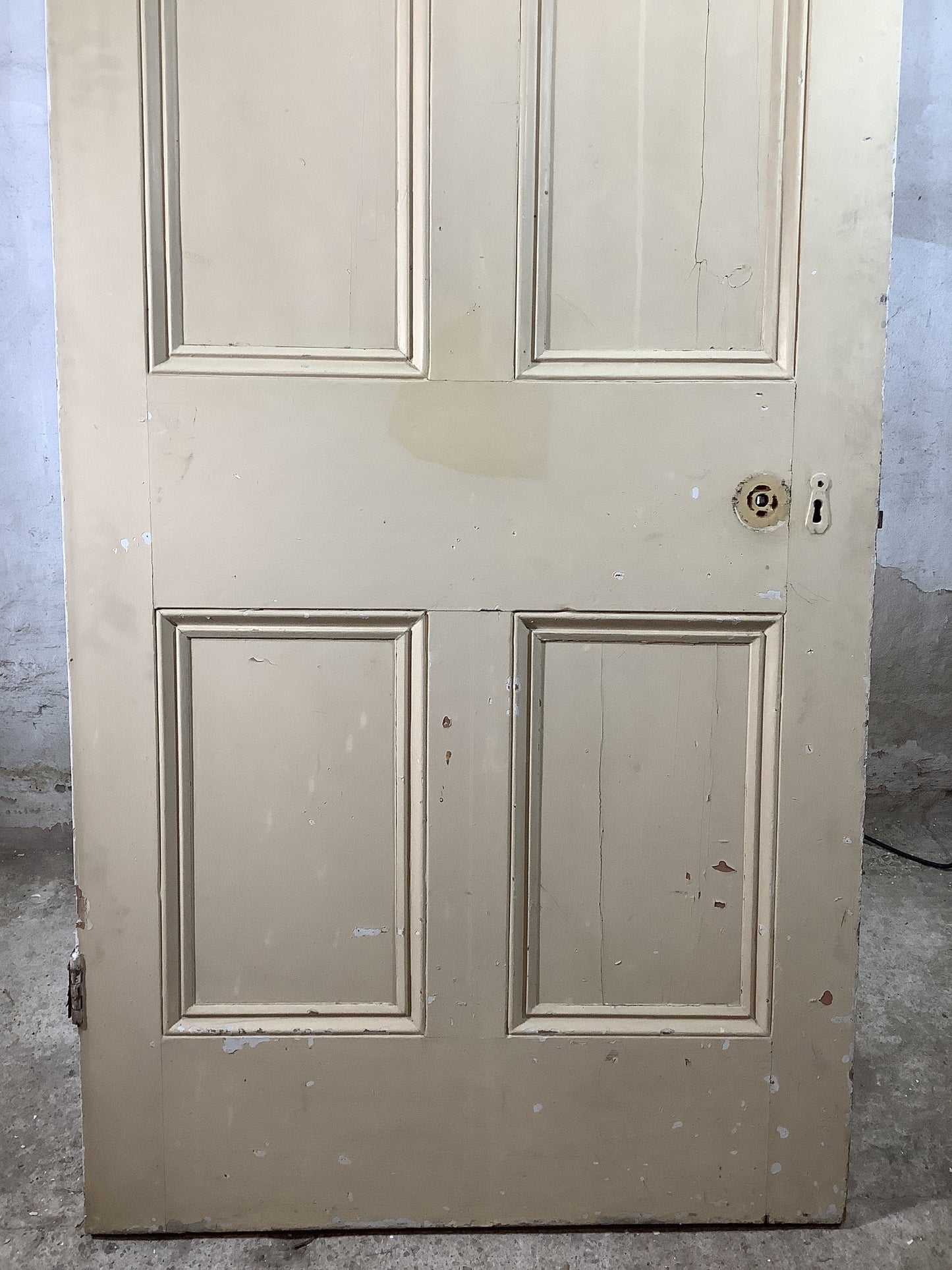 9th Pic Victorian Internal Painted  Pine Reclaimed Door