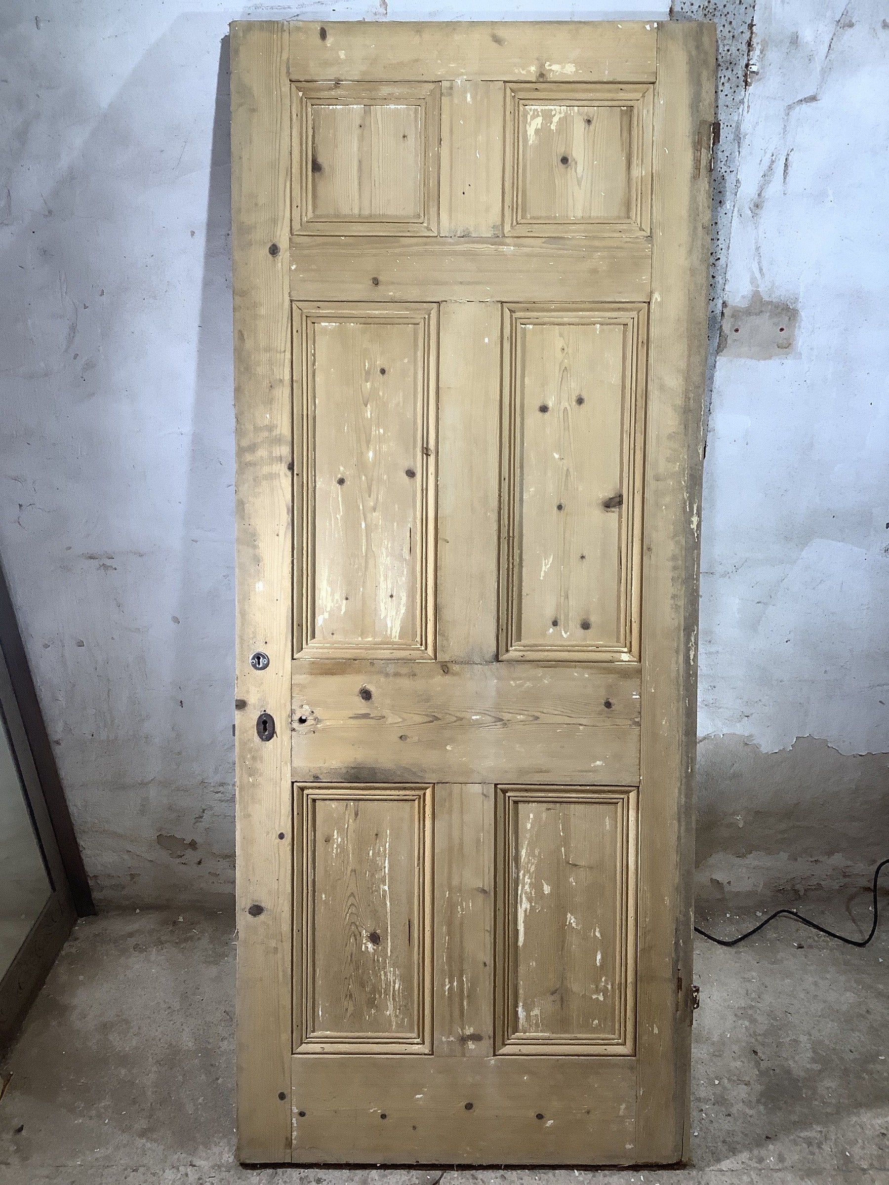 Main Picture Victorian Internal Stripped  Pine Reclaimed Door