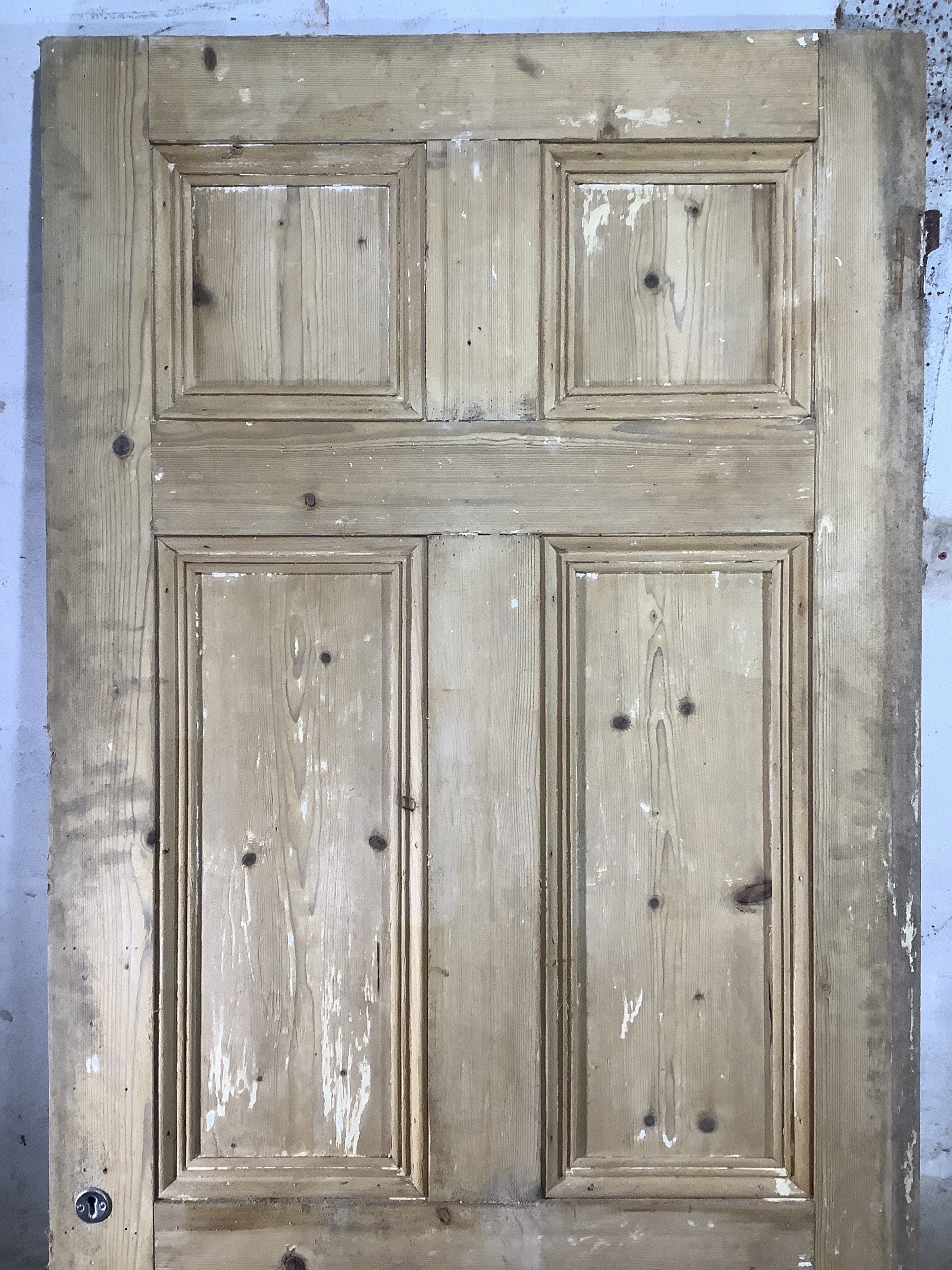 2nd Pic Victorian Internal Stripped  Pine Reclaimed Door