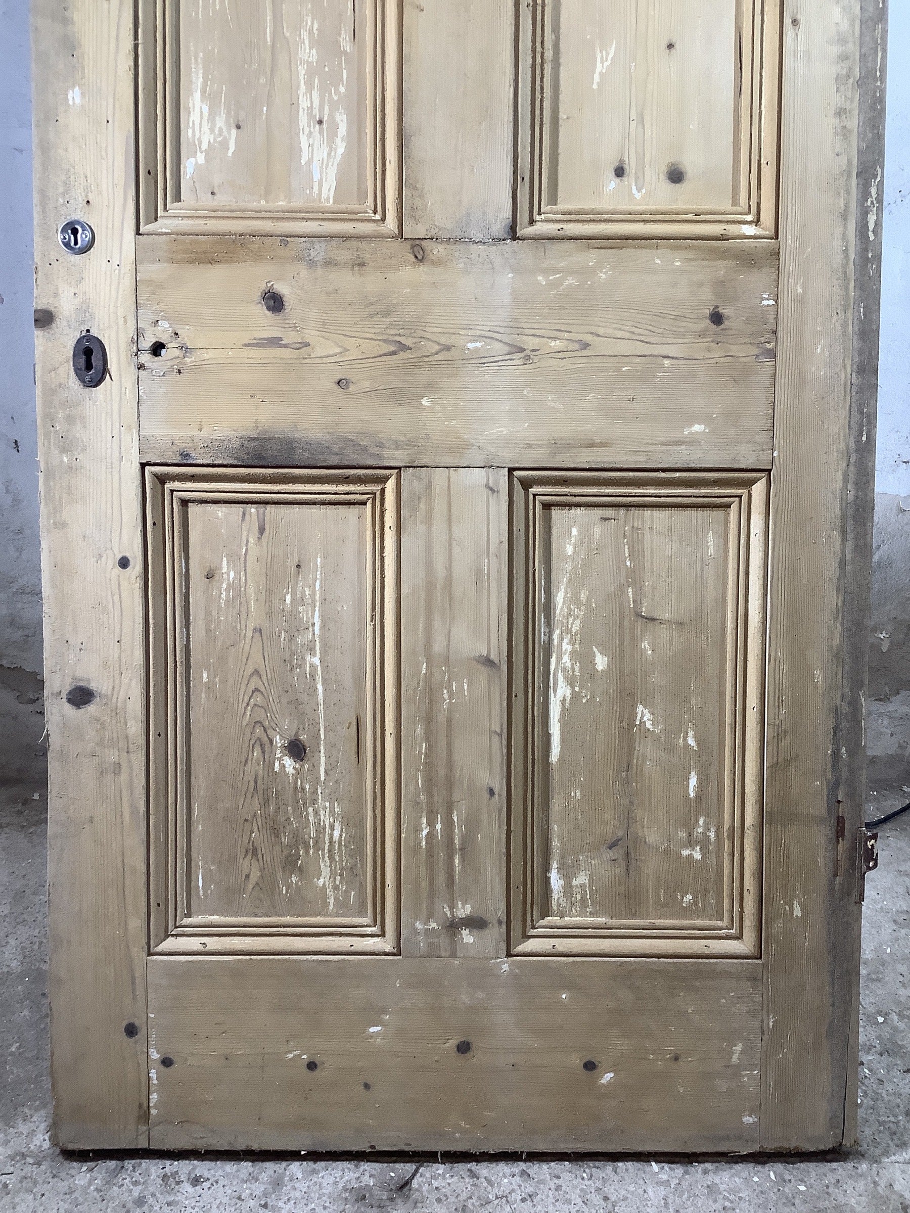 3rd Pic Victorian Internal Stripped  Pine Reclaimed Door