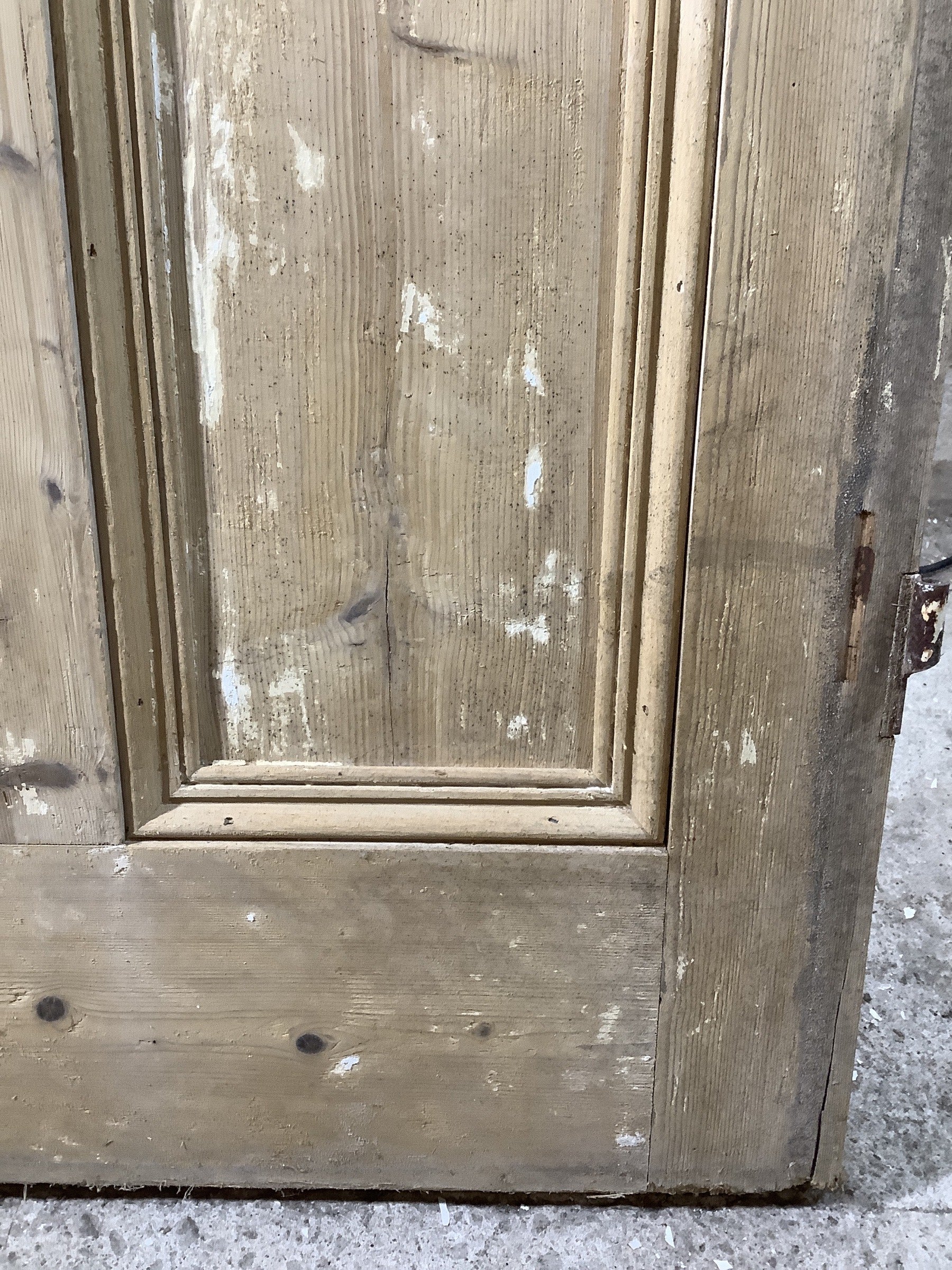 6th Pic Victorian Internal Stripped  Pine Reclaimed Door