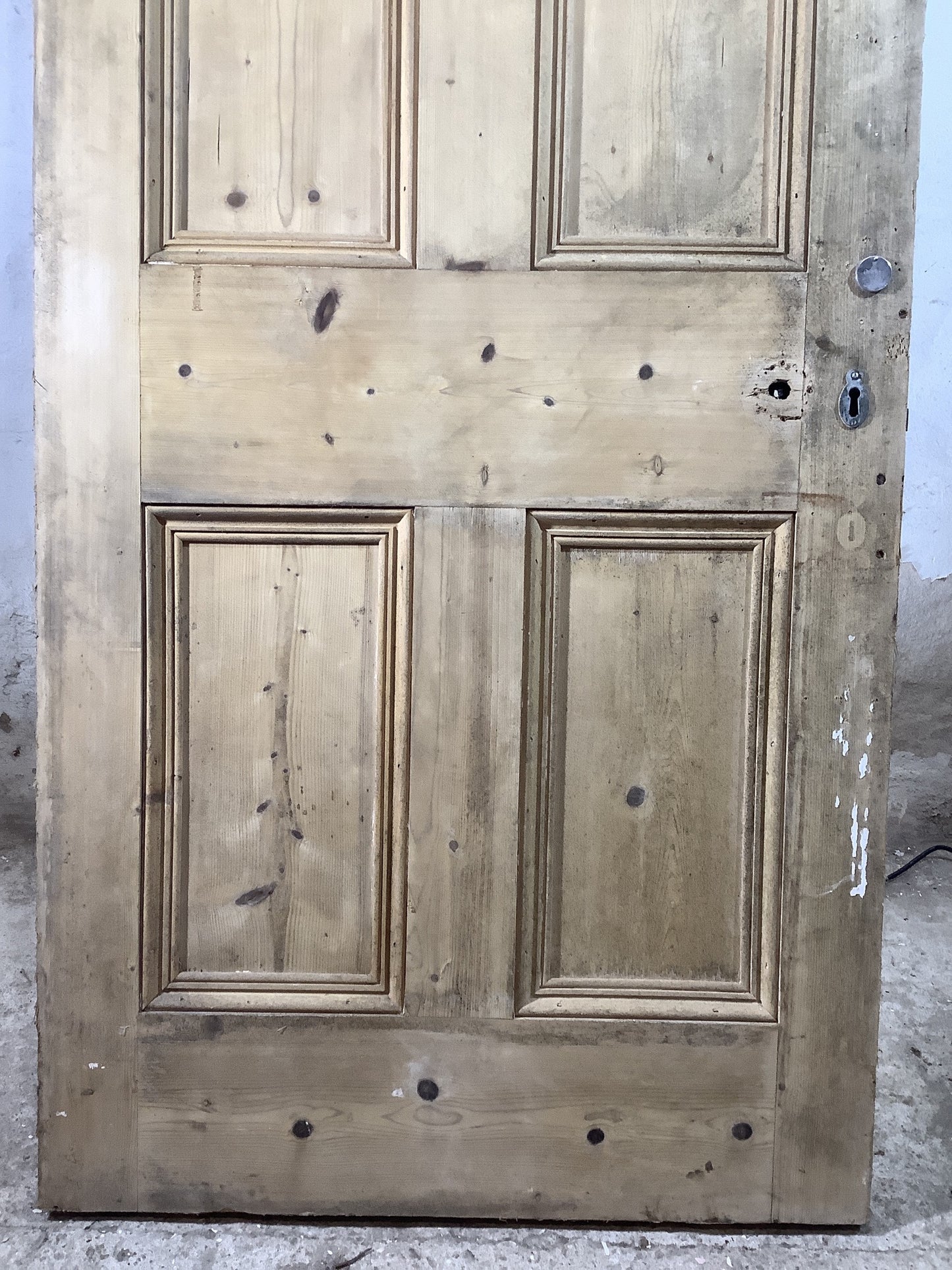 9th Pic Victorian Internal Stripped  Pine Reclaimed Door