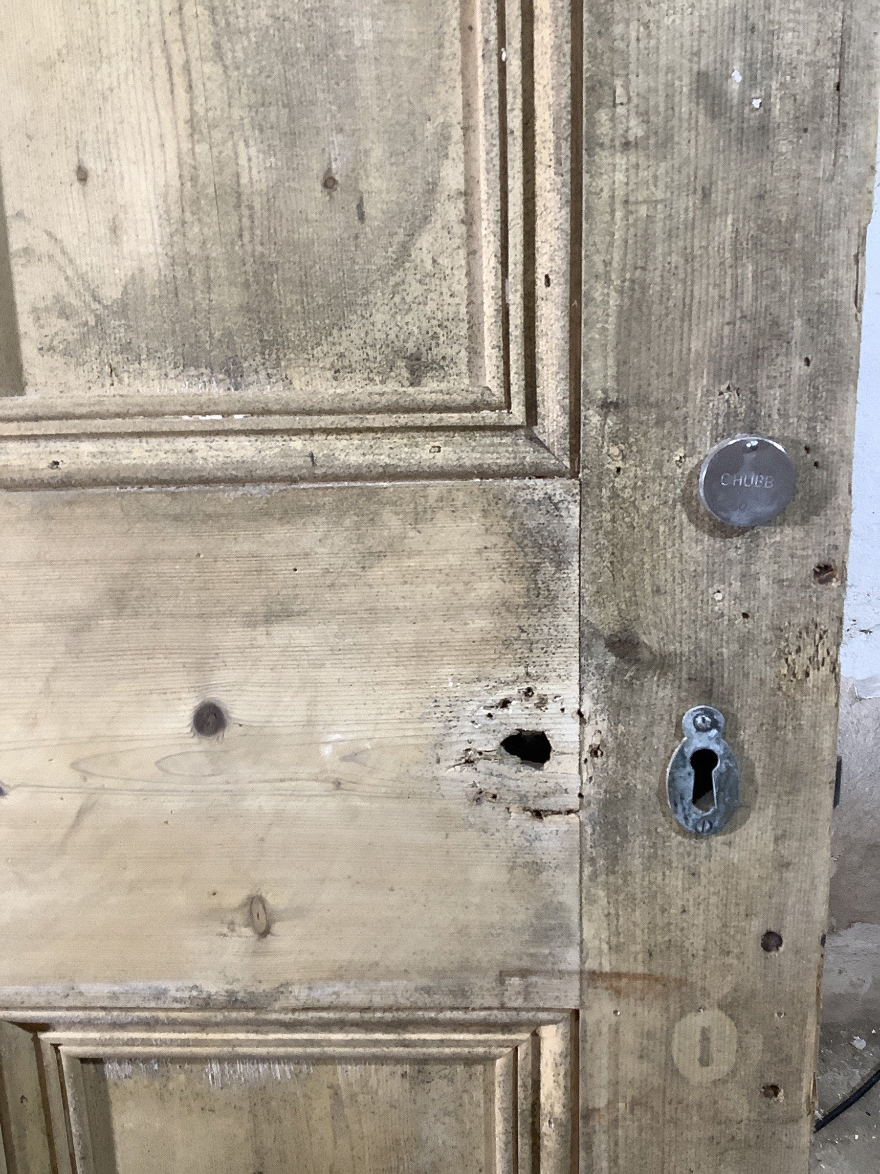 10th Pic Victorian Internal Stripped  Pine Reclaimed Door