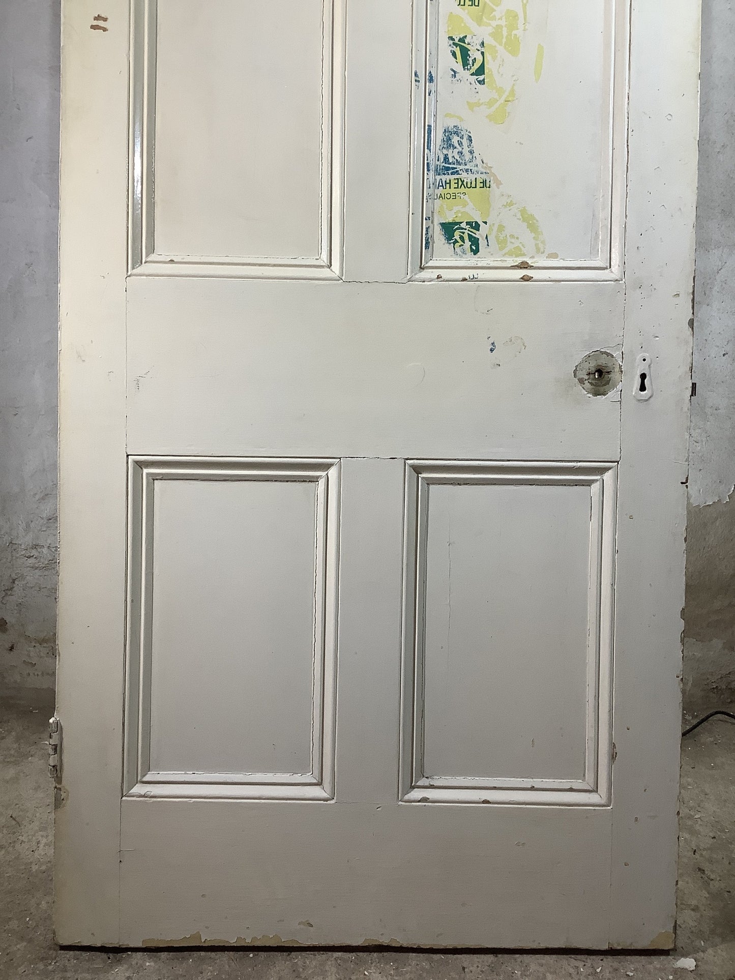 3rd Pic Victorian Internal Painted  Pine Reclaimed Door