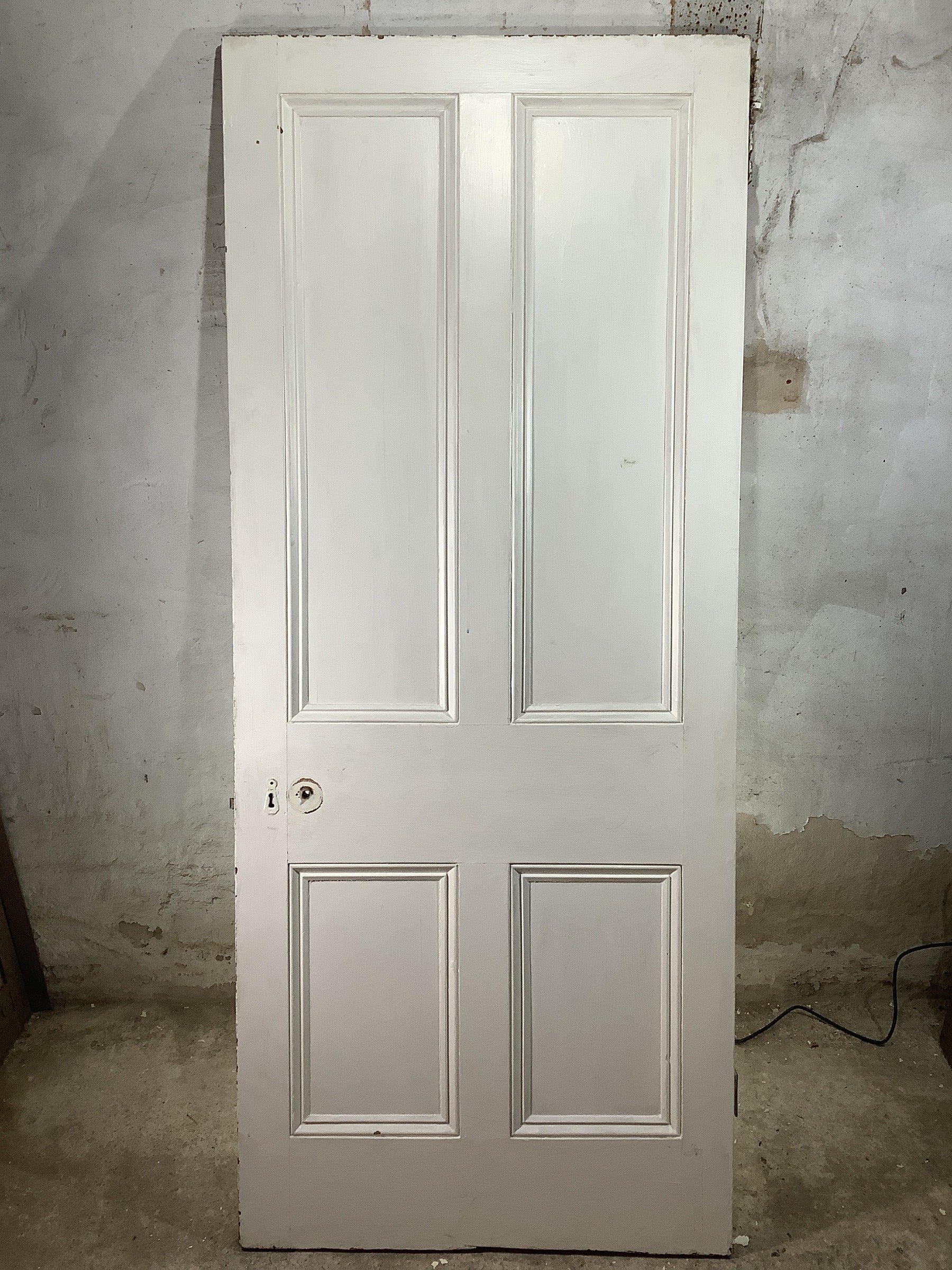 7th Pic Victorian Internal Painted  Pine Reclaimed Door